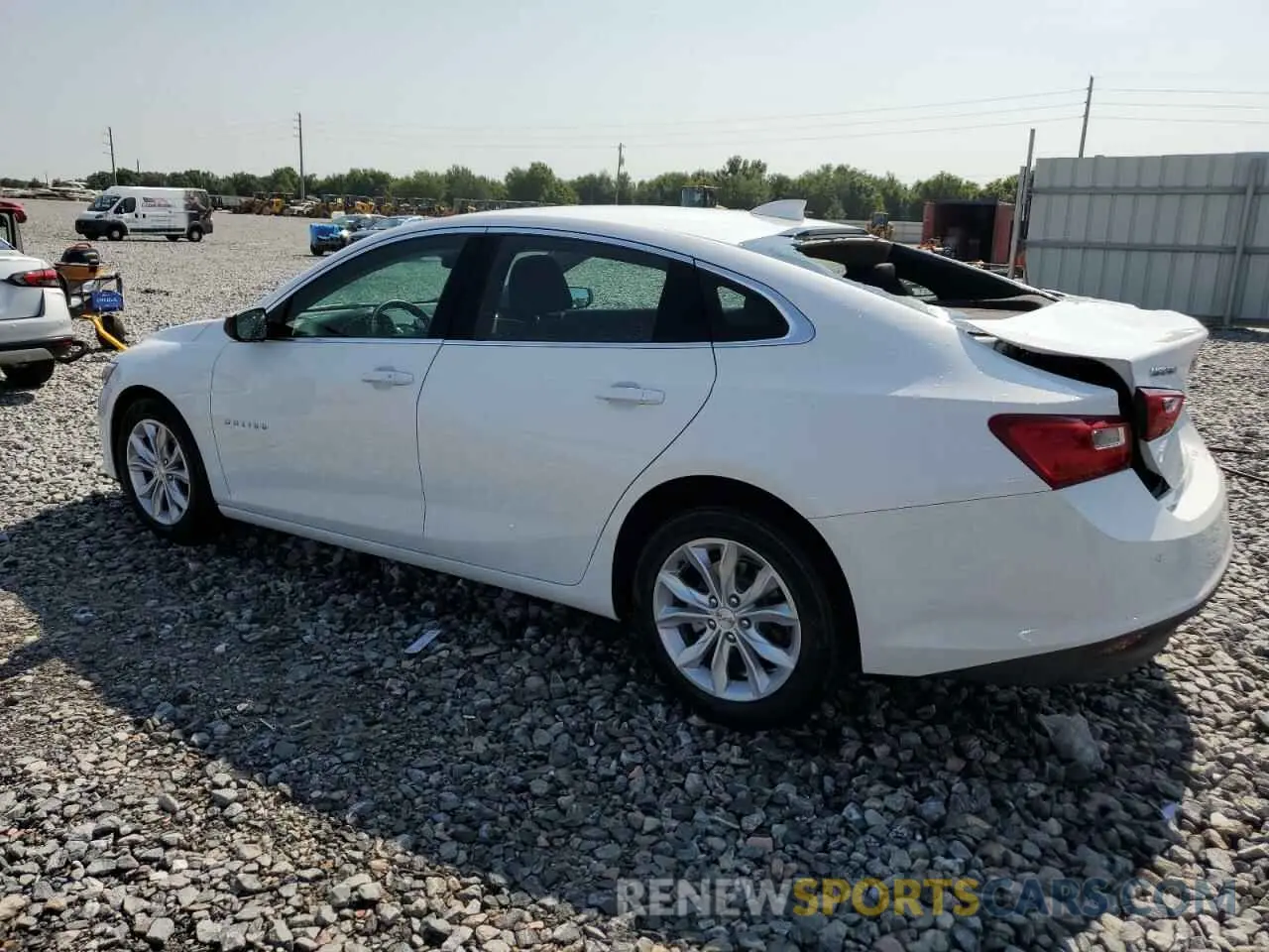 2 Photograph of a damaged car 1G1ZD5ST8SF129211 CHEVROLET MALIBU 2025