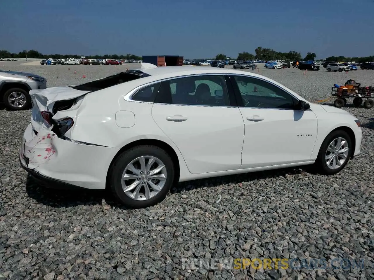3 Photograph of a damaged car 1G1ZD5ST8SF129211 CHEVROLET MALIBU 2025