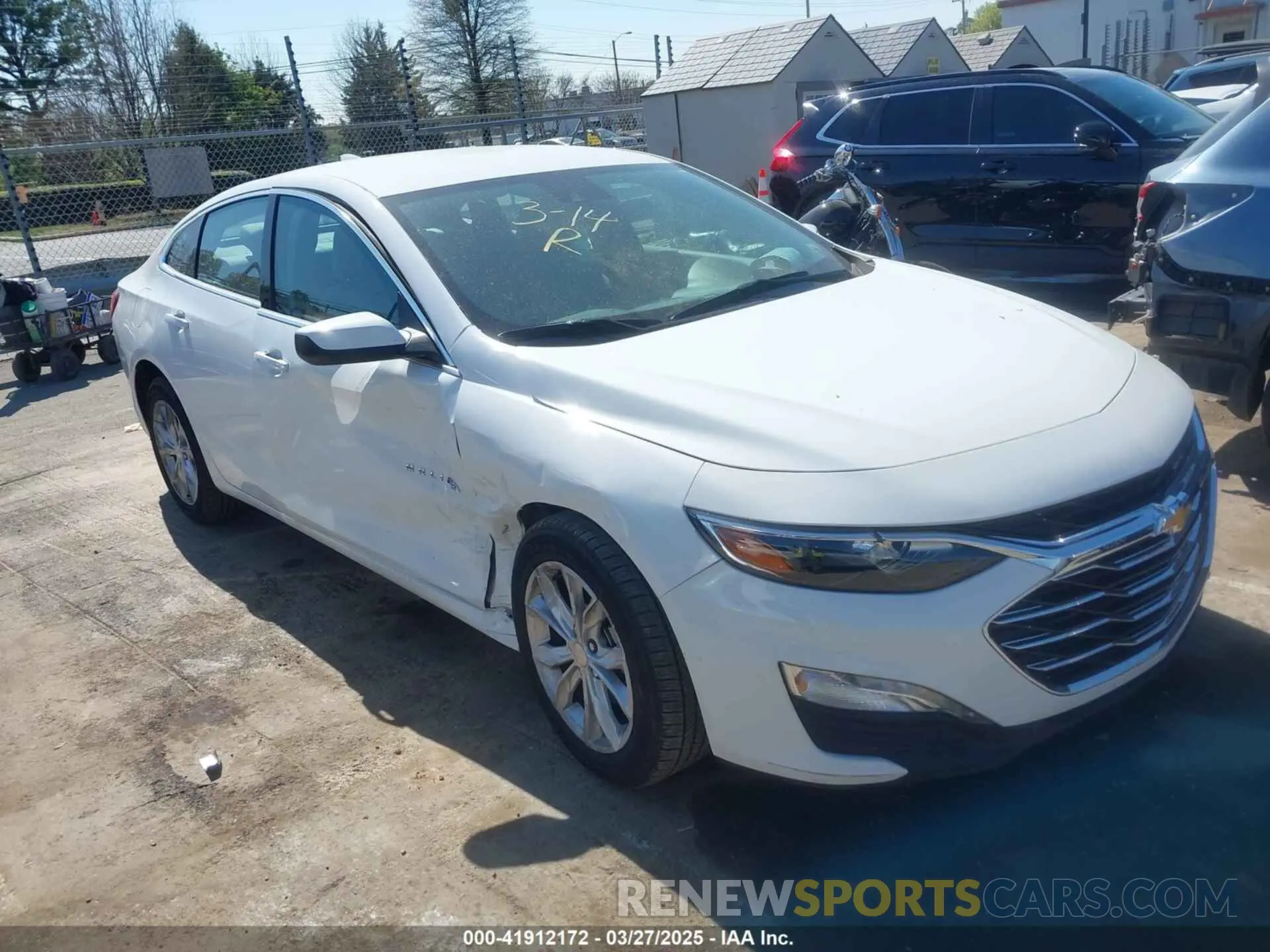 1 Photograph of a damaged car 1G1ZD5ST8SF131749 CHEVROLET MALIBU 2025