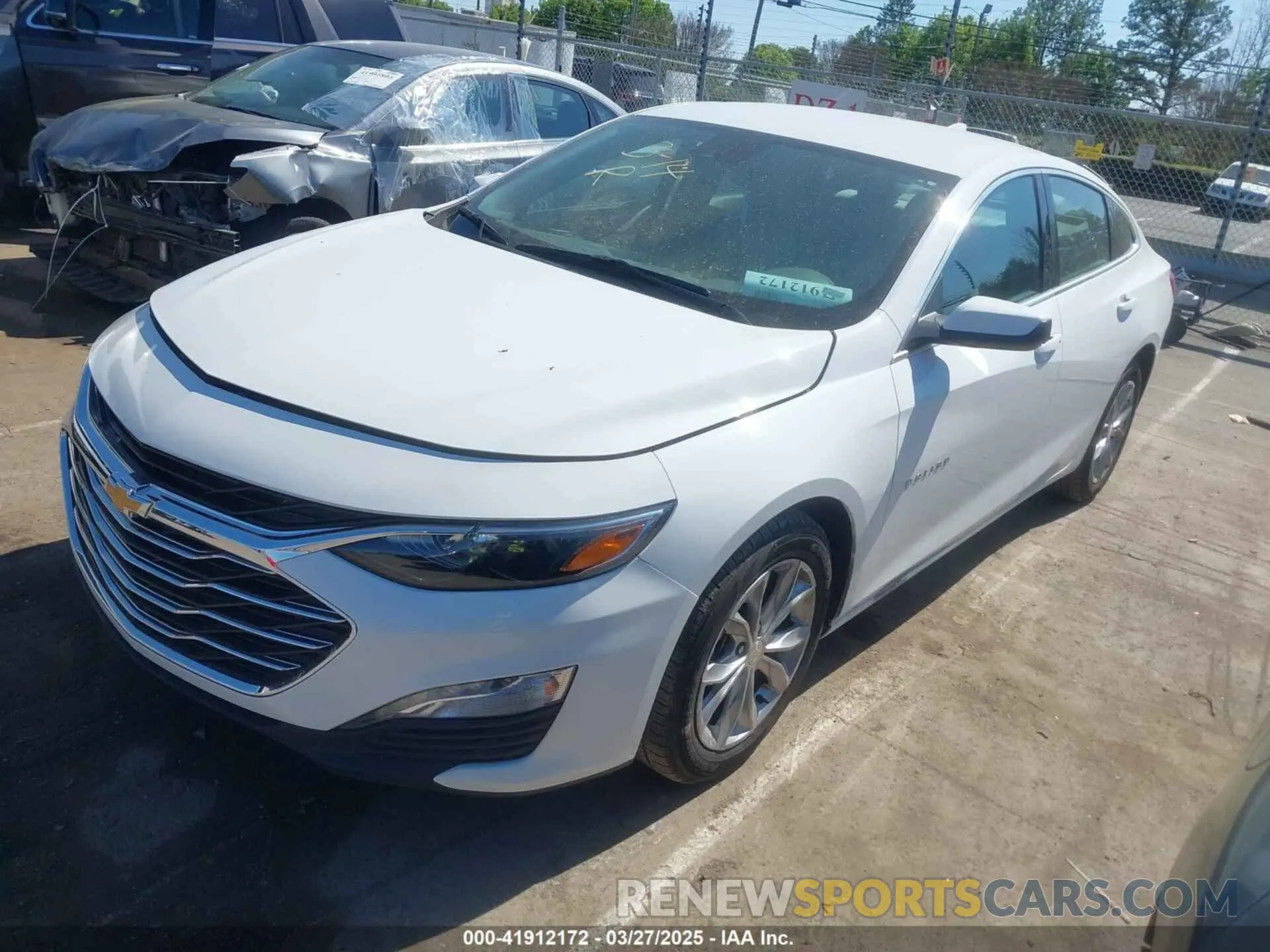 2 Photograph of a damaged car 1G1ZD5ST8SF131749 CHEVROLET MALIBU 2025