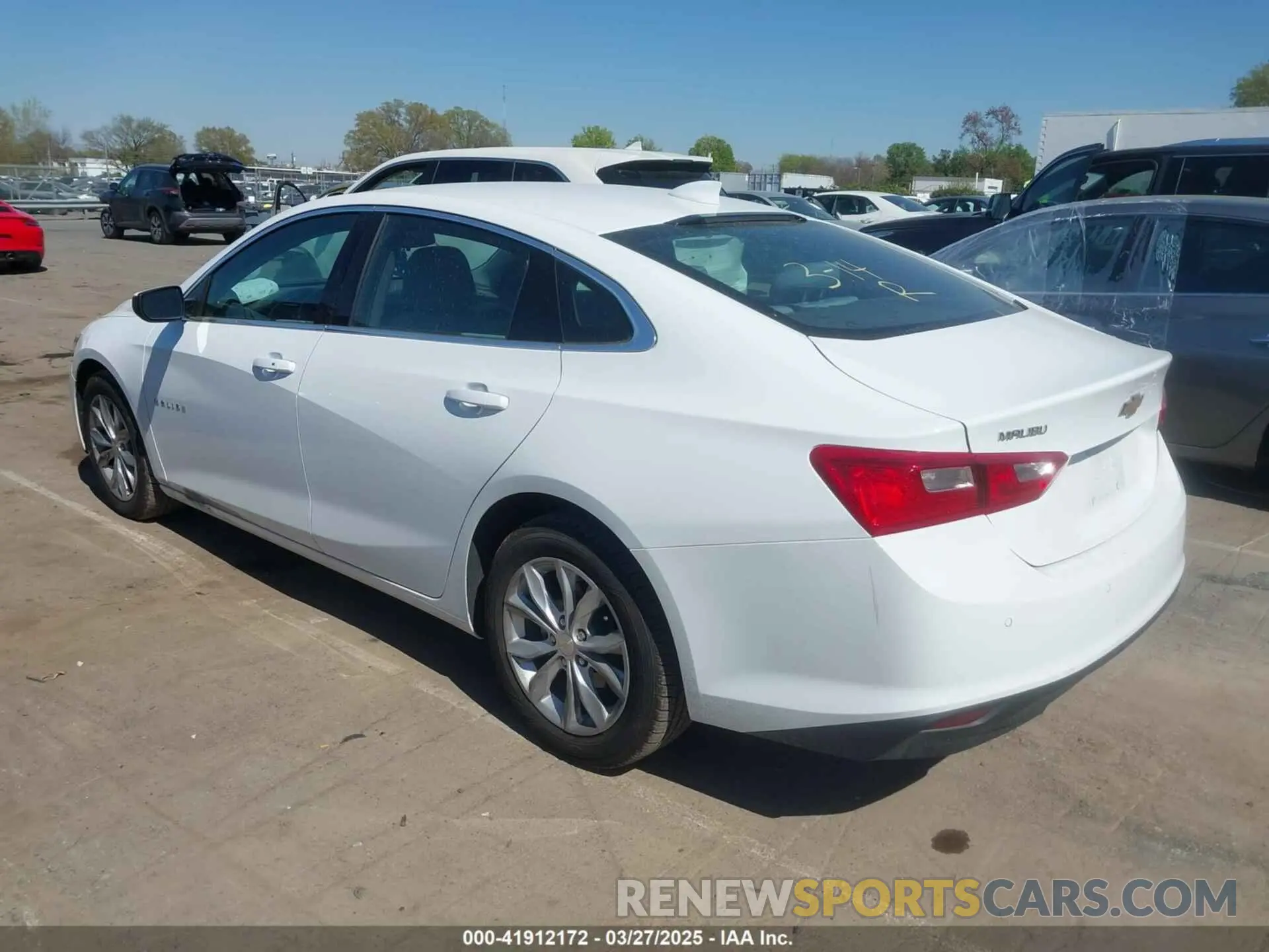 3 Photograph of a damaged car 1G1ZD5ST8SF131749 CHEVROLET MALIBU 2025