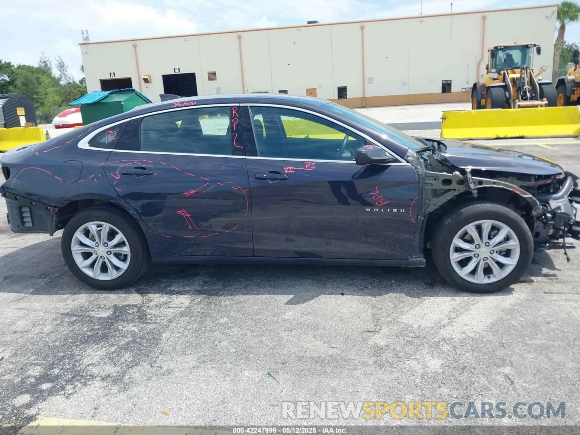 14 Photograph of a damaged car 1G1ZD5ST8SF134246 CHEVROLET MALIBU 2025
