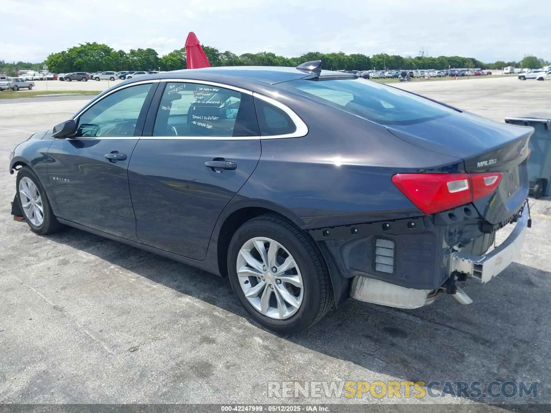 3 Photograph of a damaged car 1G1ZD5ST8SF134246 CHEVROLET MALIBU 2025
