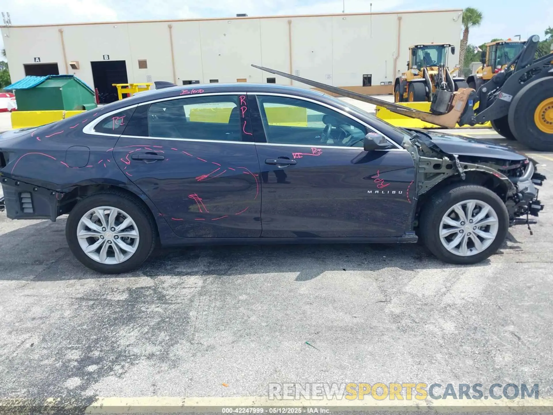 6 Photograph of a damaged car 1G1ZD5ST8SF134246 CHEVROLET MALIBU 2025