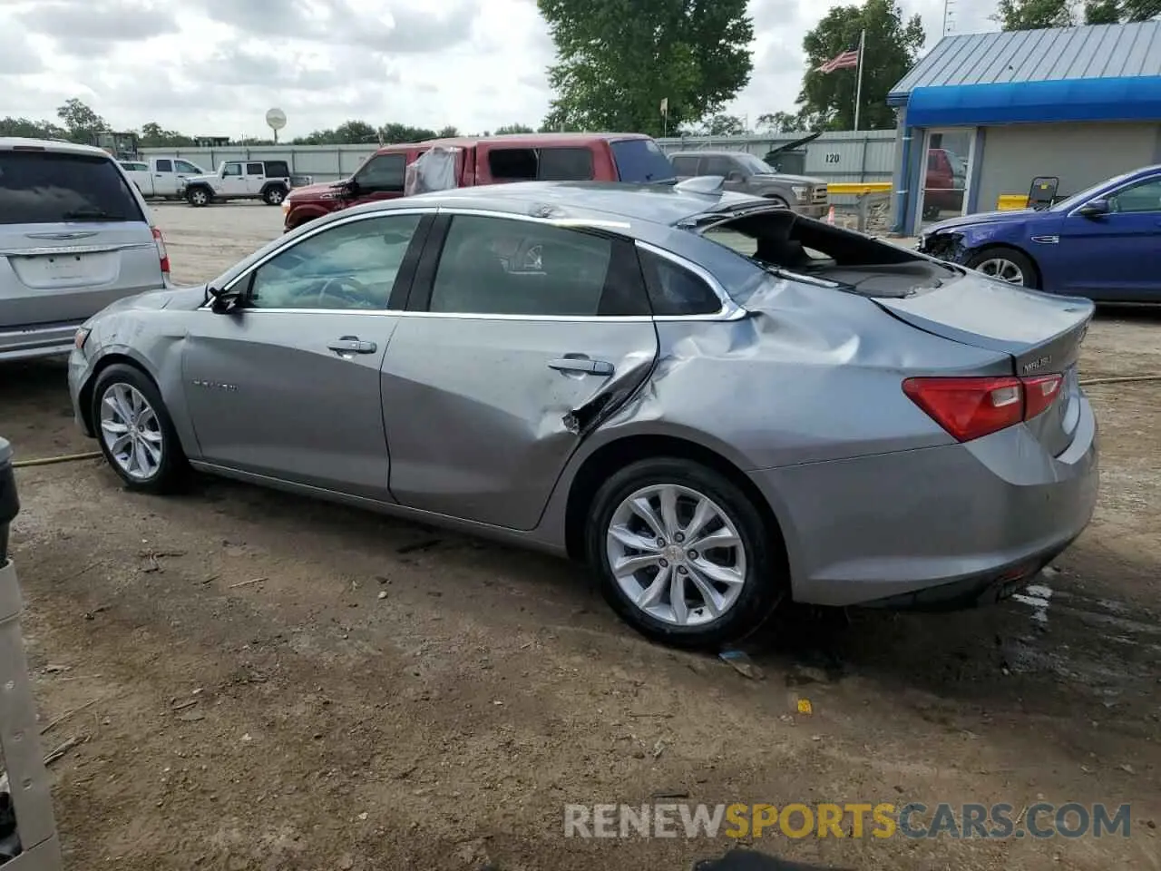 2 Photograph of a damaged car 1G1ZD5ST8SF139365 CHEVROLET MALIBU 2025