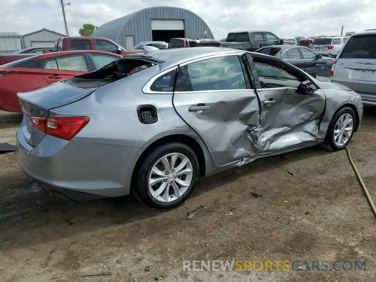 3 Photograph of a damaged car 1G1ZD5ST8SF139365 CHEVROLET MALIBU 2025