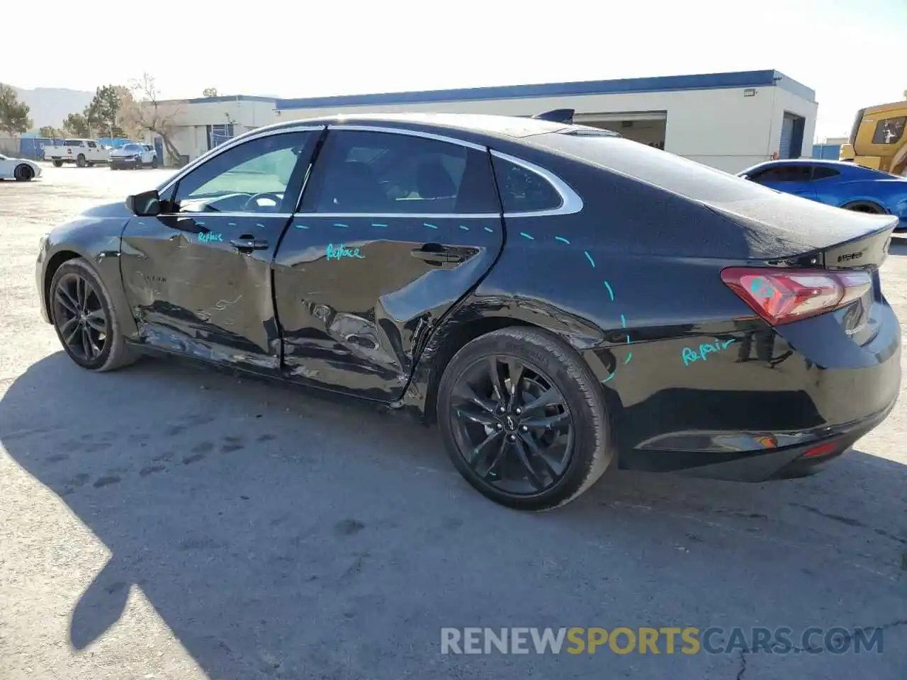 2 Photograph of a damaged car 1G1ZD5ST8SF139494 CHEVROLET MALIBU 2025