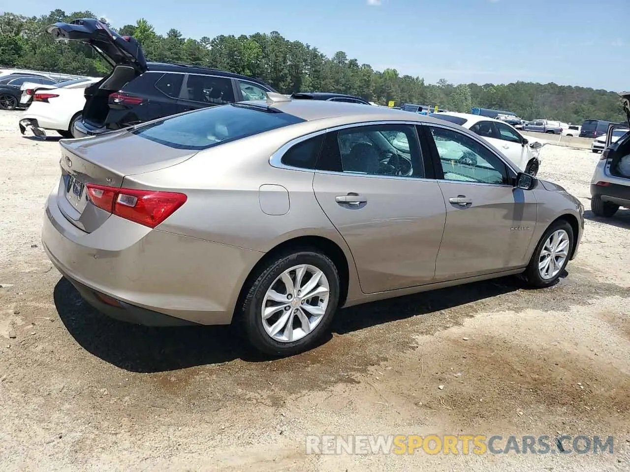3 Photograph of a damaged car 1G1ZD5ST8SF147109 CHEVROLET MALIBU 2025