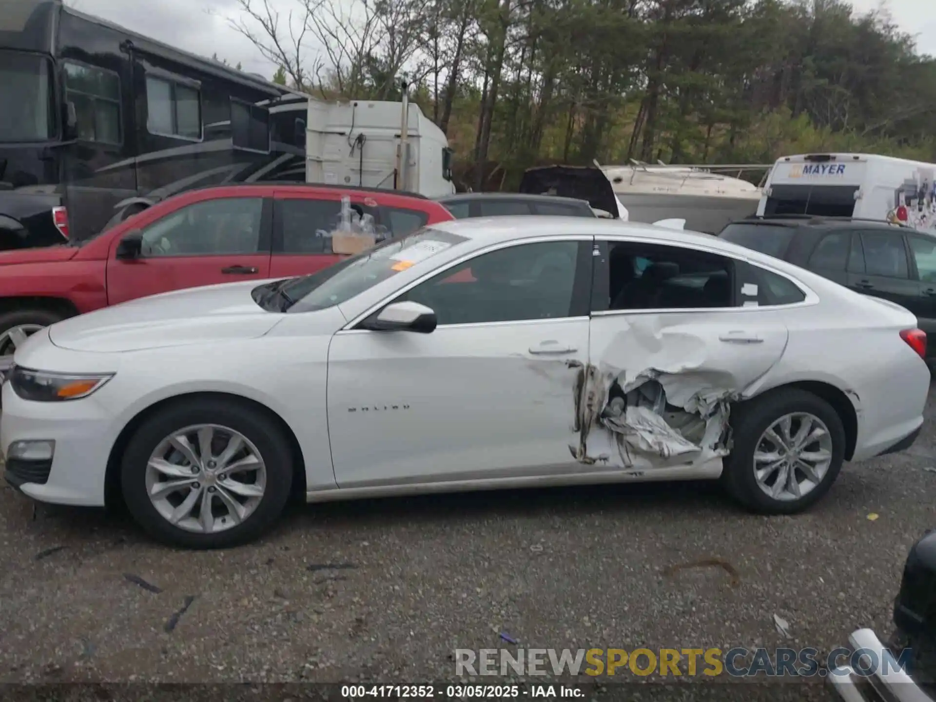 6 Photograph of a damaged car 1G1ZD5ST9SF110828 CHEVROLET MALIBU 2025