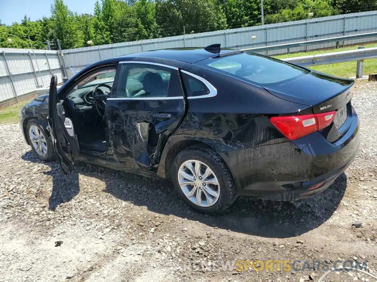 2 Photograph of a damaged car 1G1ZD5ST9SF118802 CHEVROLET MALIBU 2025