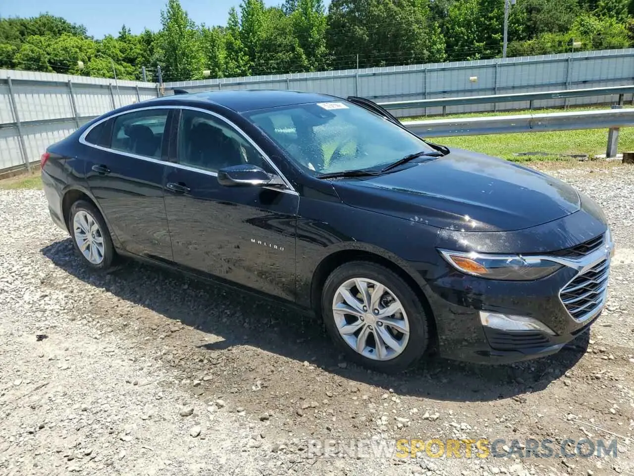4 Photograph of a damaged car 1G1ZD5ST9SF118802 CHEVROLET MALIBU 2025