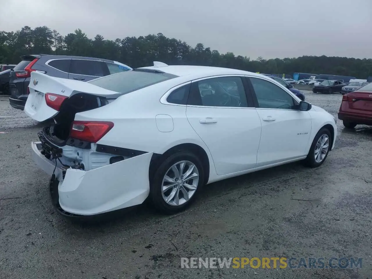 3 Photograph of a damaged car 1G1ZD5ST9SF128360 CHEVROLET MALIBU 2025