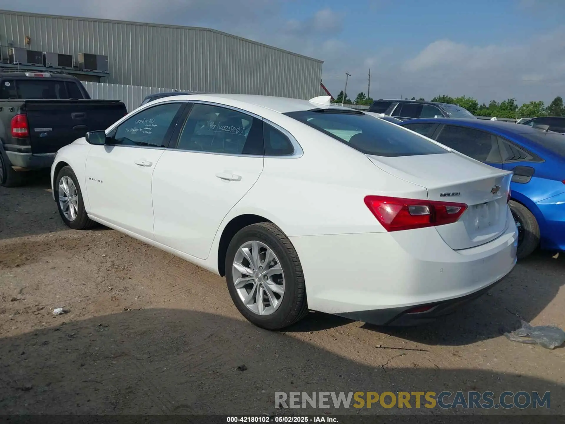 3 Photograph of a damaged car 1G1ZD5ST9SF130822 CHEVROLET MALIBU 2025