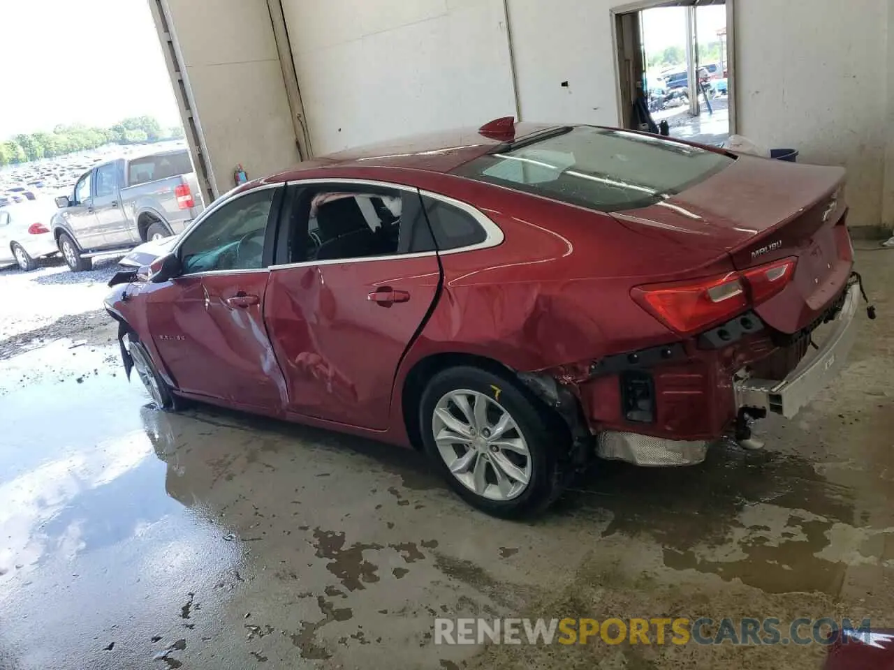 2 Photograph of a damaged car 1G1ZD5ST9SF134580 CHEVROLET MALIBU 2025