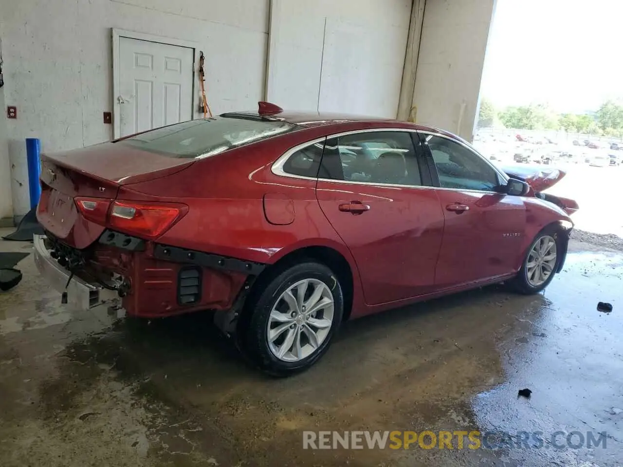 3 Photograph of a damaged car 1G1ZD5ST9SF134580 CHEVROLET MALIBU 2025