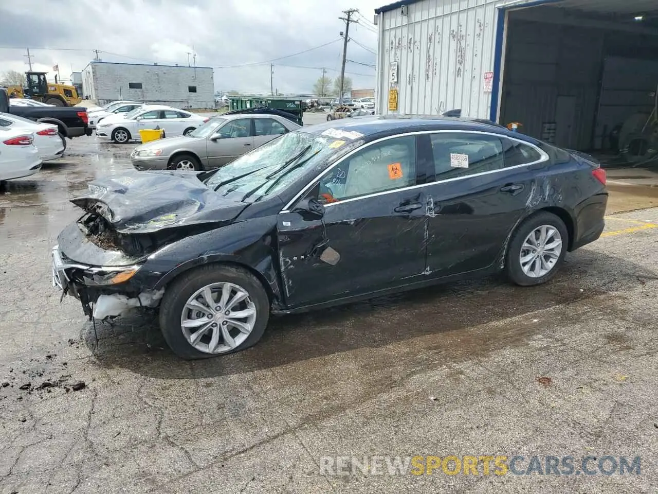 1 Photograph of a damaged car 1G1ZD5ST9SF145241 CHEVROLET MALIBU 2025
