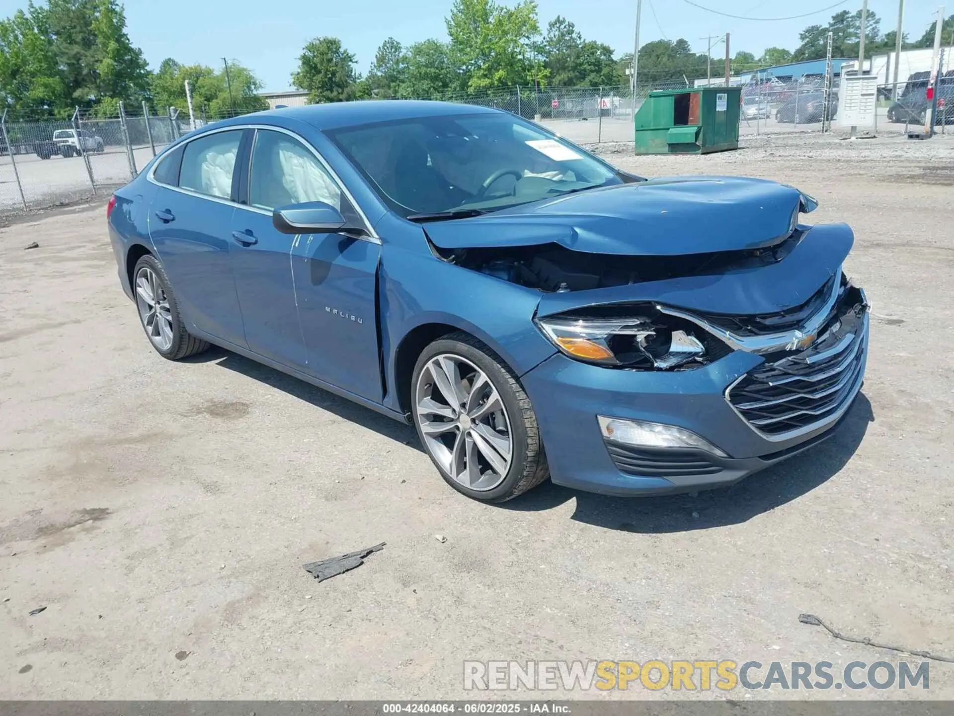 1 Photograph of a damaged car 1G1ZD5ST9SF148365 CHEVROLET MALIBU 2025