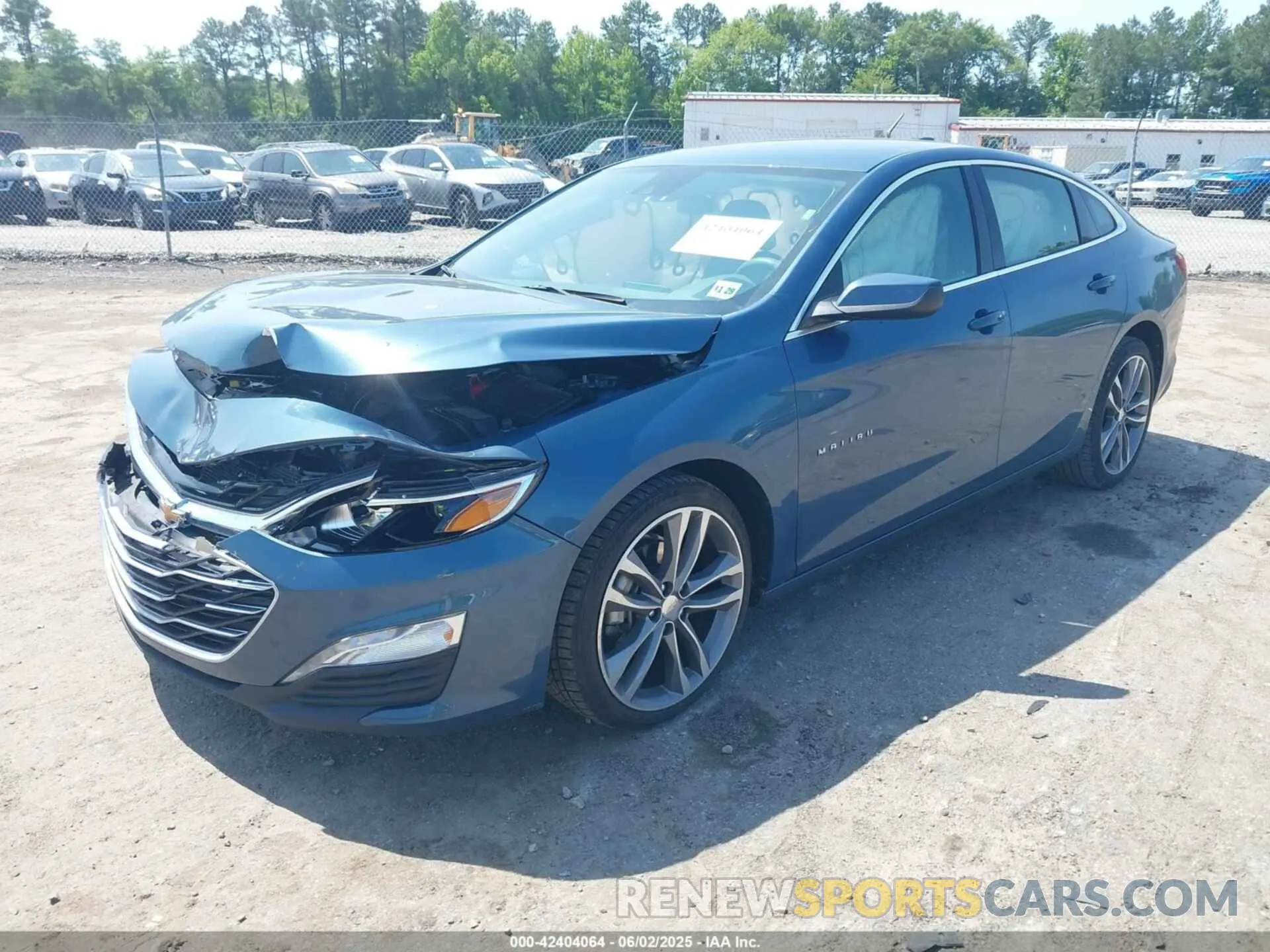2 Photograph of a damaged car 1G1ZD5ST9SF148365 CHEVROLET MALIBU 2025
