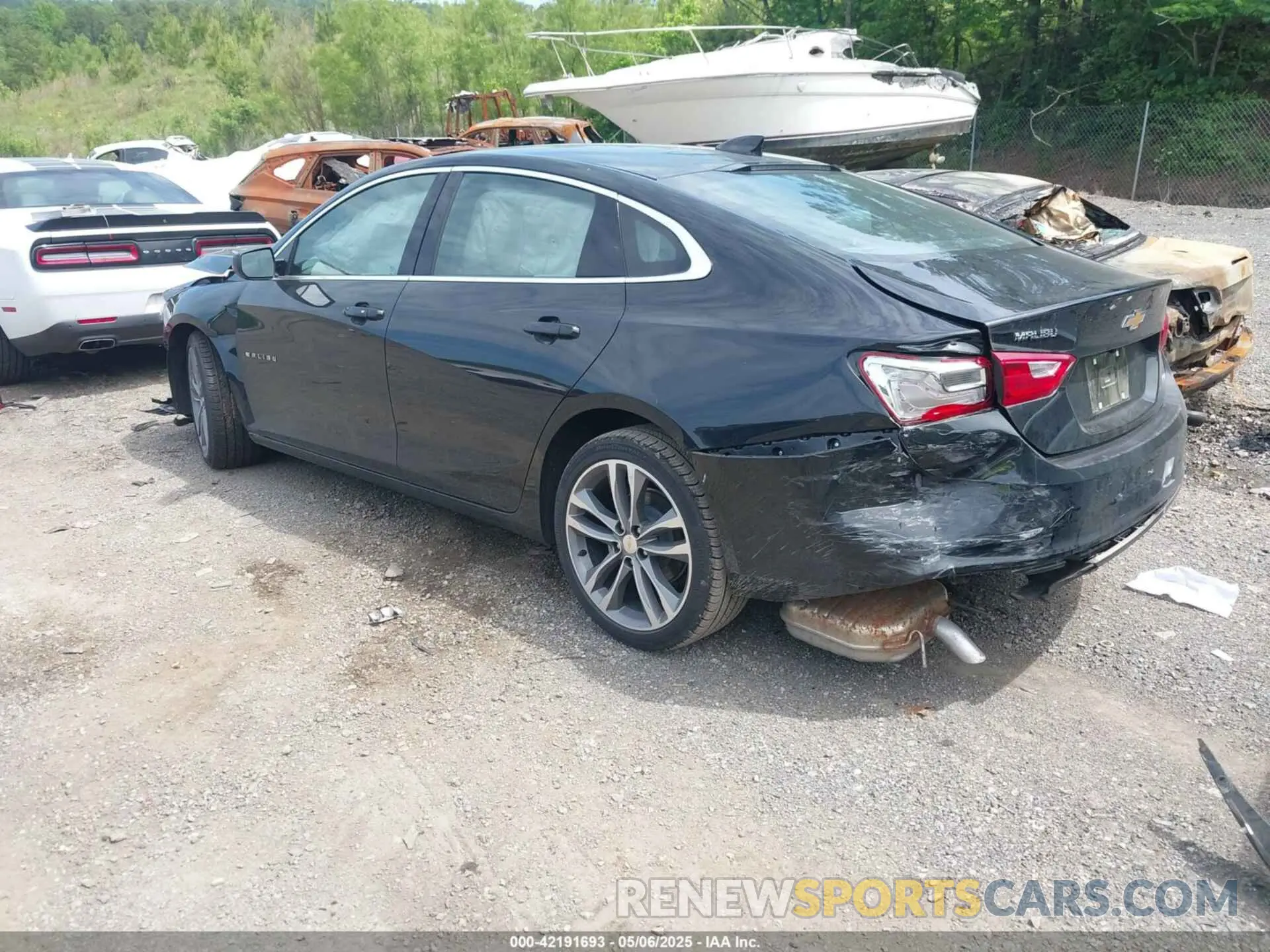 3 Photograph of a damaged car 1G1ZD5STXSF147810 CHEVROLET MALIBU 2025