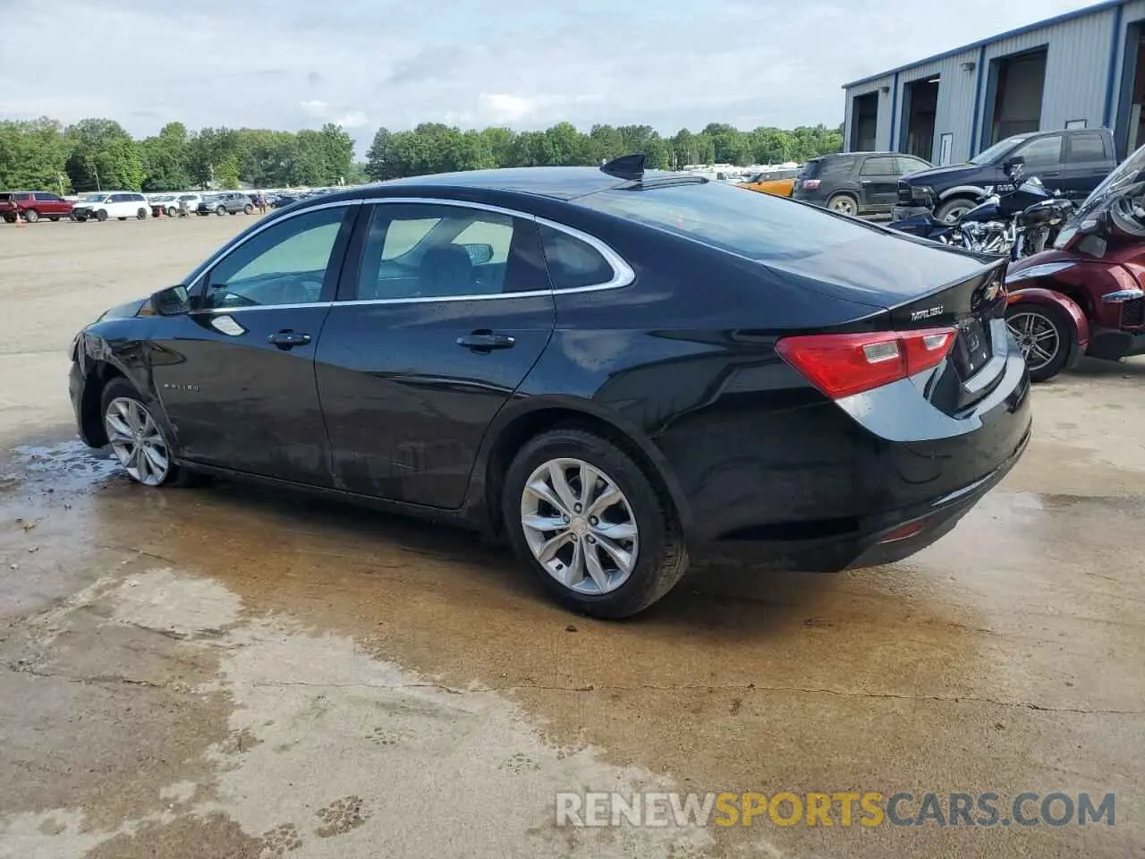 2 Photograph of a damaged car 1G1ZD5STXSF147936 CHEVROLET MALIBU 2025