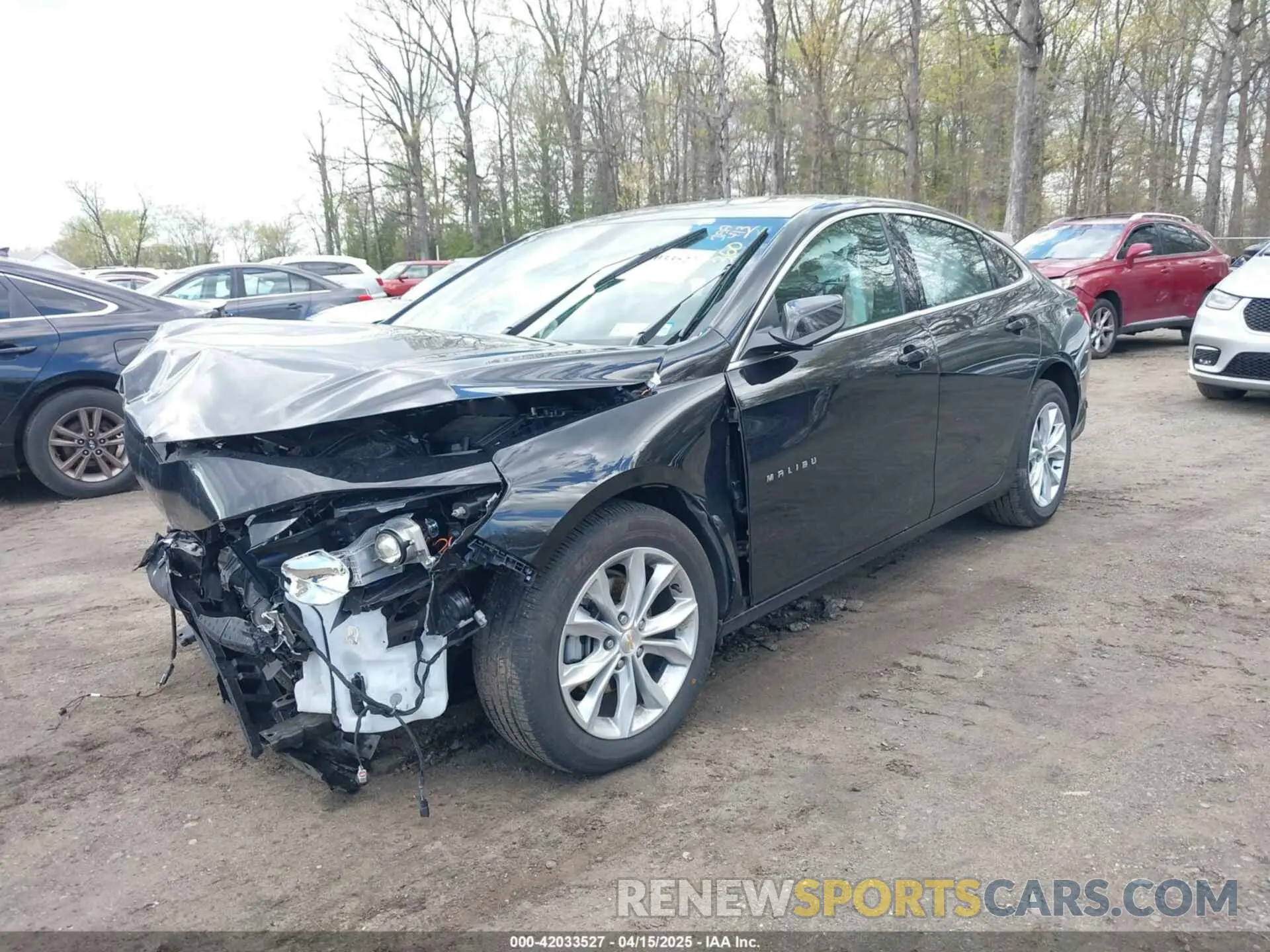 2 Photograph of a damaged car 1G1ZD5STXSF149444 CHEVROLET MALIBU 2025