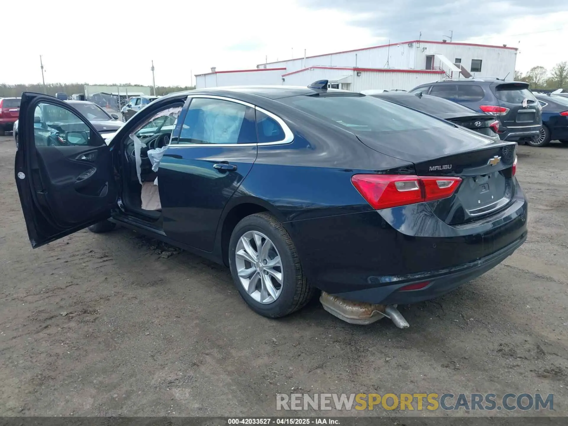 3 Photograph of a damaged car 1G1ZD5STXSF149444 CHEVROLET MALIBU 2025