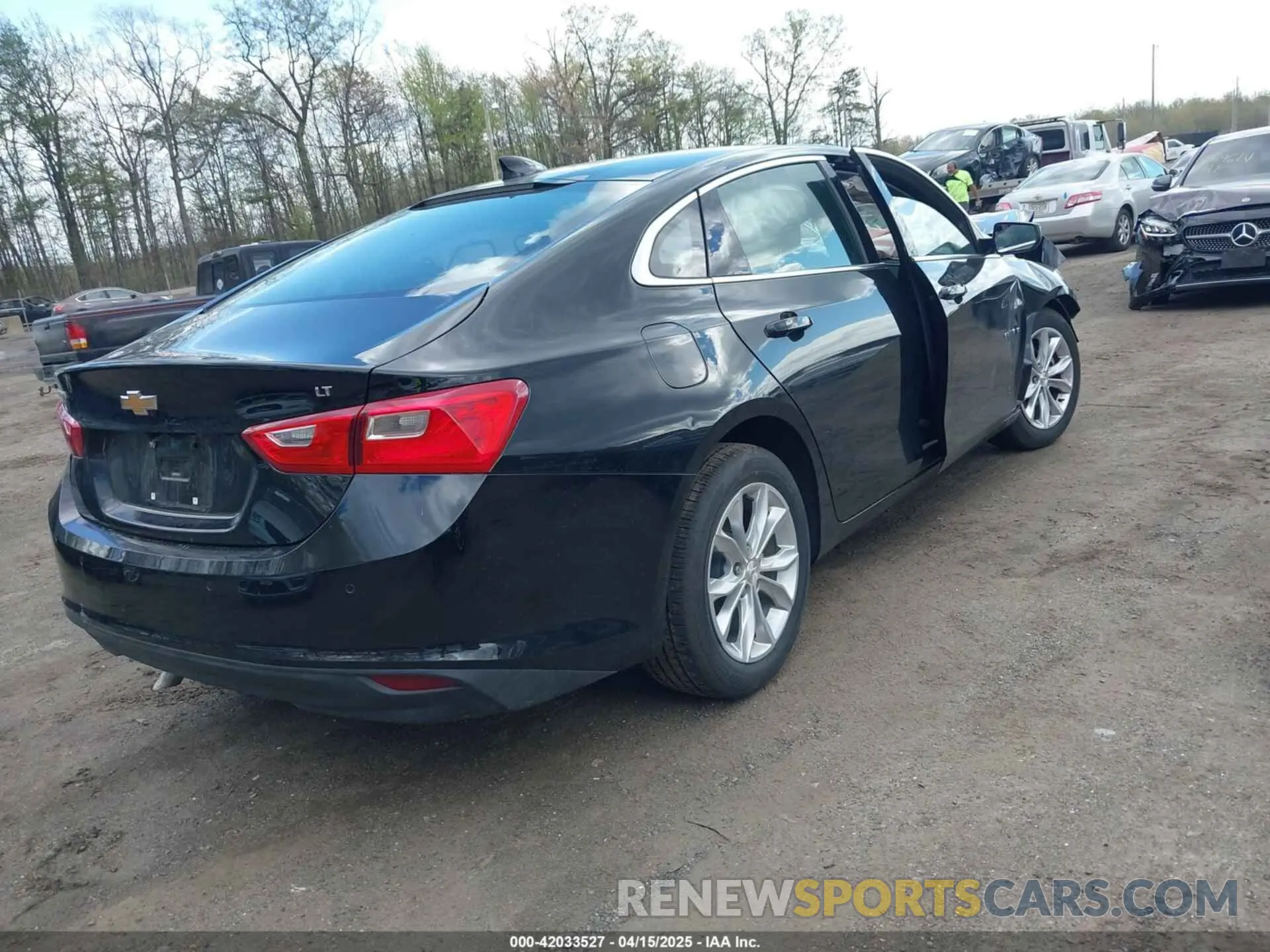 4 Photograph of a damaged car 1G1ZD5STXSF149444 CHEVROLET MALIBU 2025