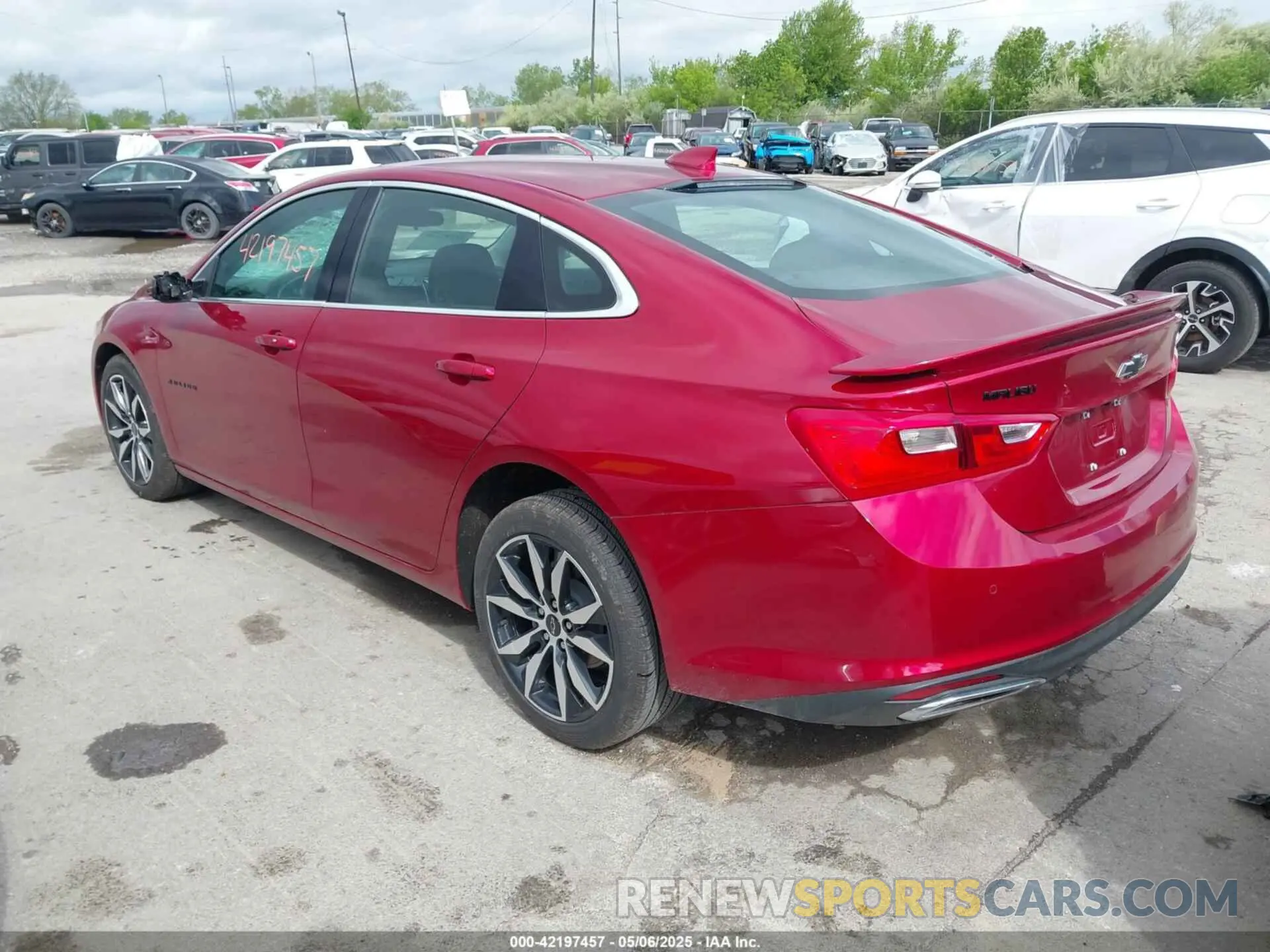 3 Photograph of a damaged car 1G1ZG5ST2SF150806 CHEVROLET MALIBU 2025