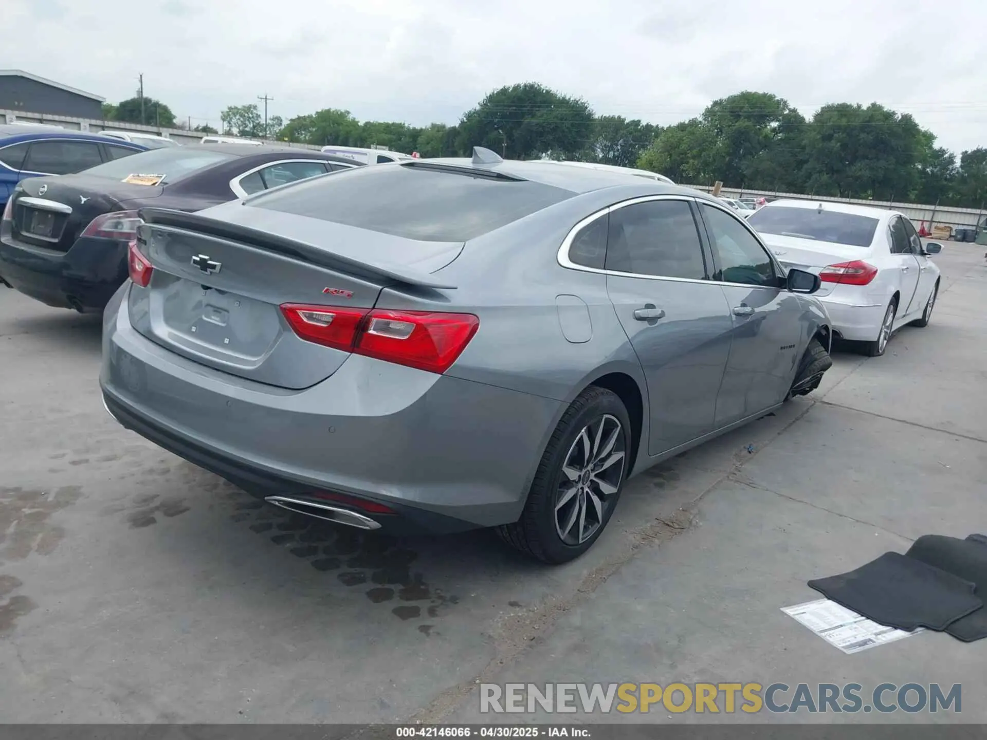 4 Photograph of a damaged car 1G1ZG5ST4SF152590 CHEVROLET MALIBU 2025