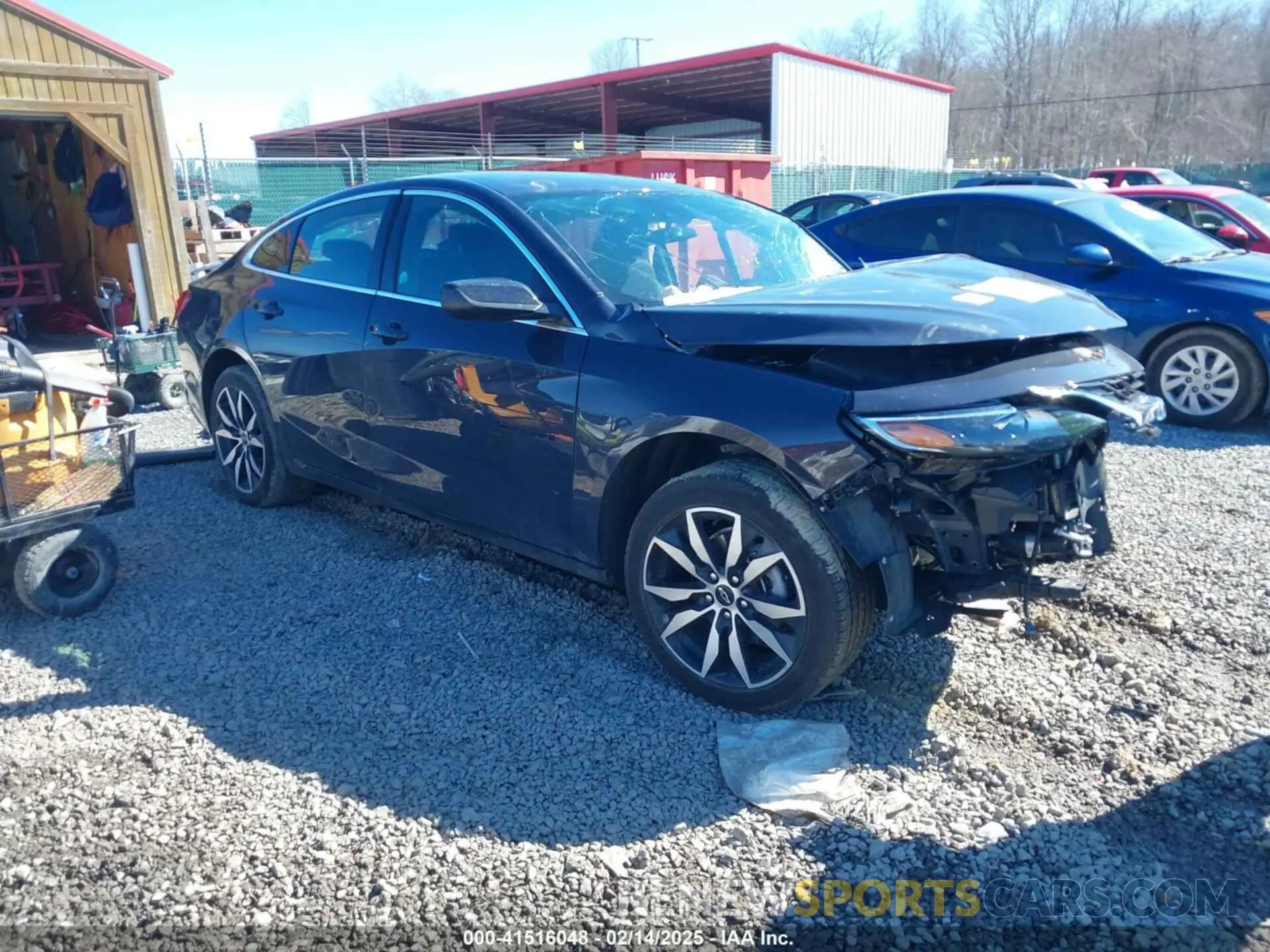 1 Photograph of a damaged car 1G1ZG5ST7SF117073 CHEVROLET MALIBU 2025