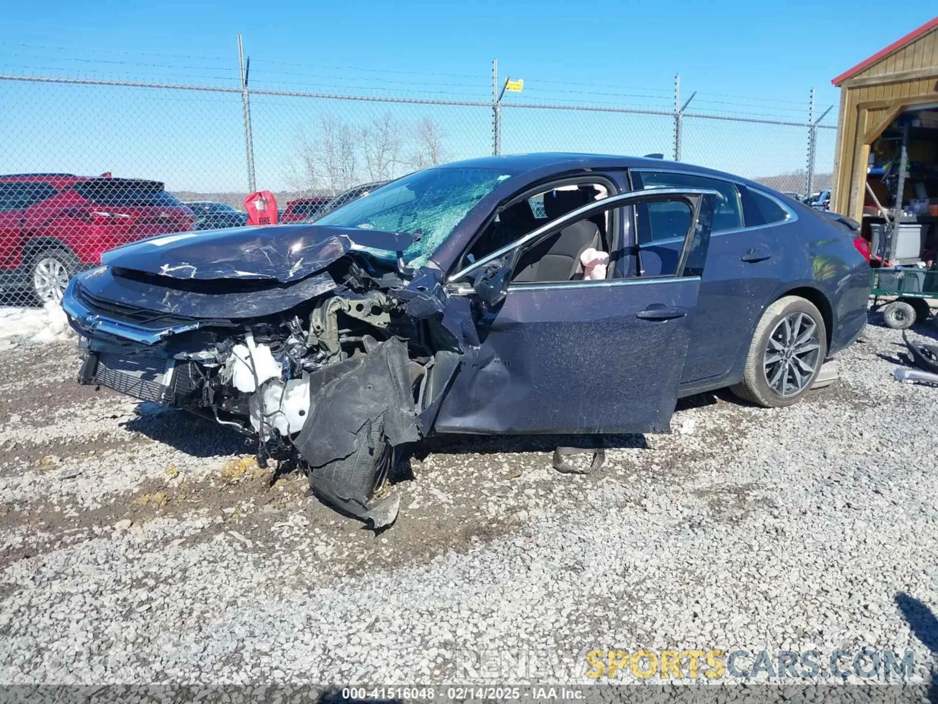 2 Photograph of a damaged car 1G1ZG5ST7SF117073 CHEVROLET MALIBU 2025