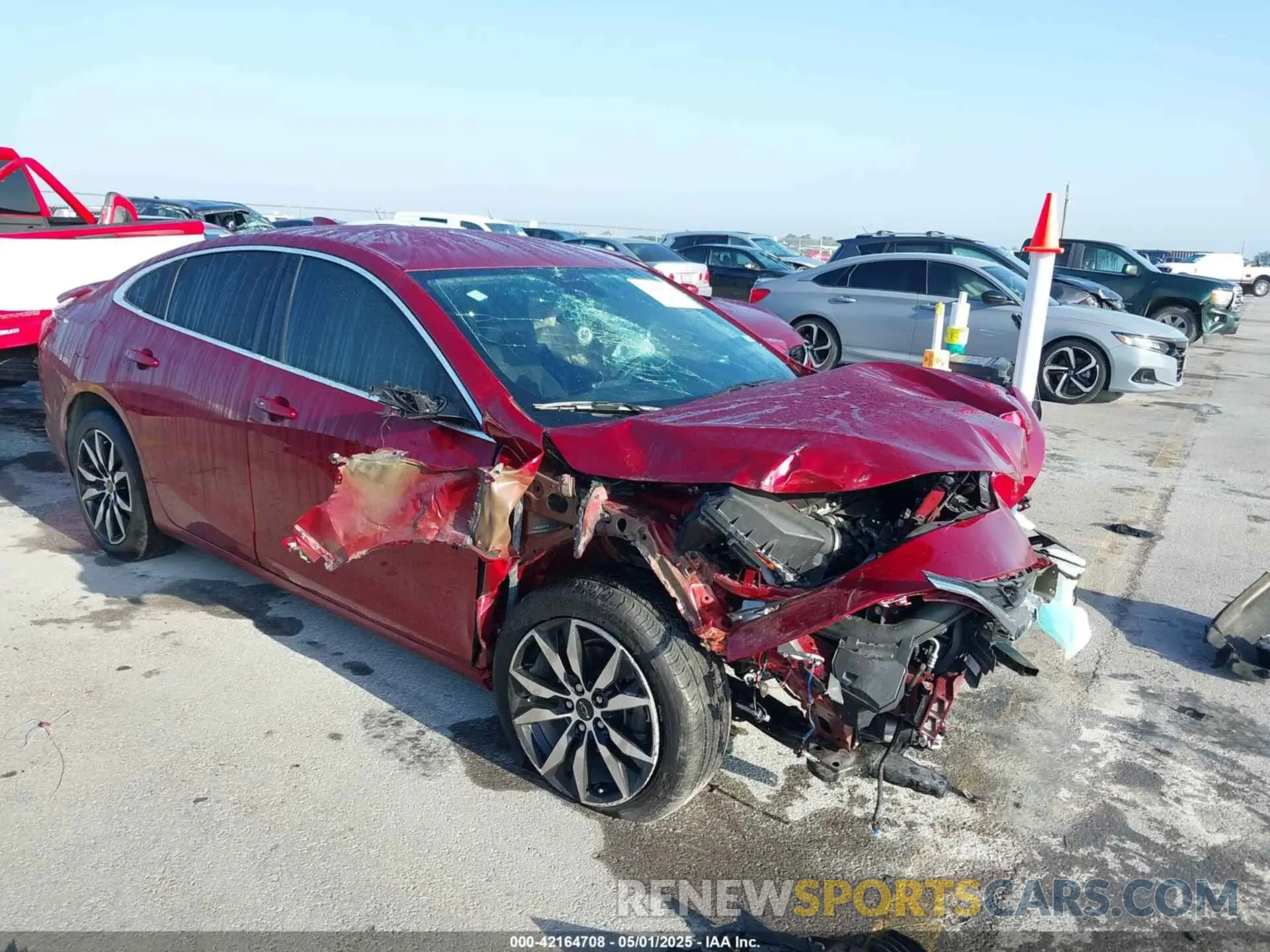 1 Photograph of a damaged car 1G1ZG5ST9SF111419 CHEVROLET MALIBU 2025