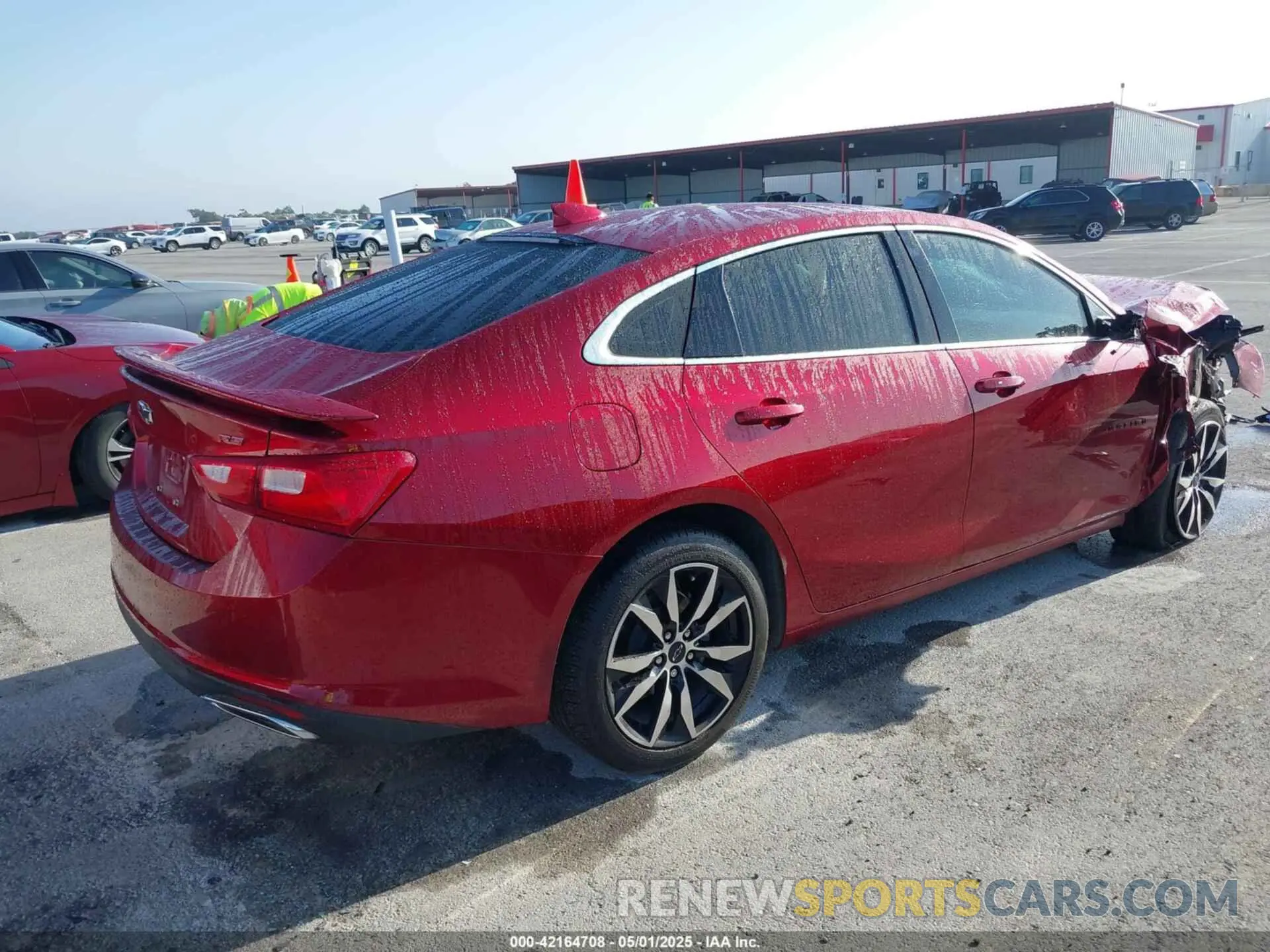 4 Photograph of a damaged car 1G1ZG5ST9SF111419 CHEVROLET MALIBU 2025