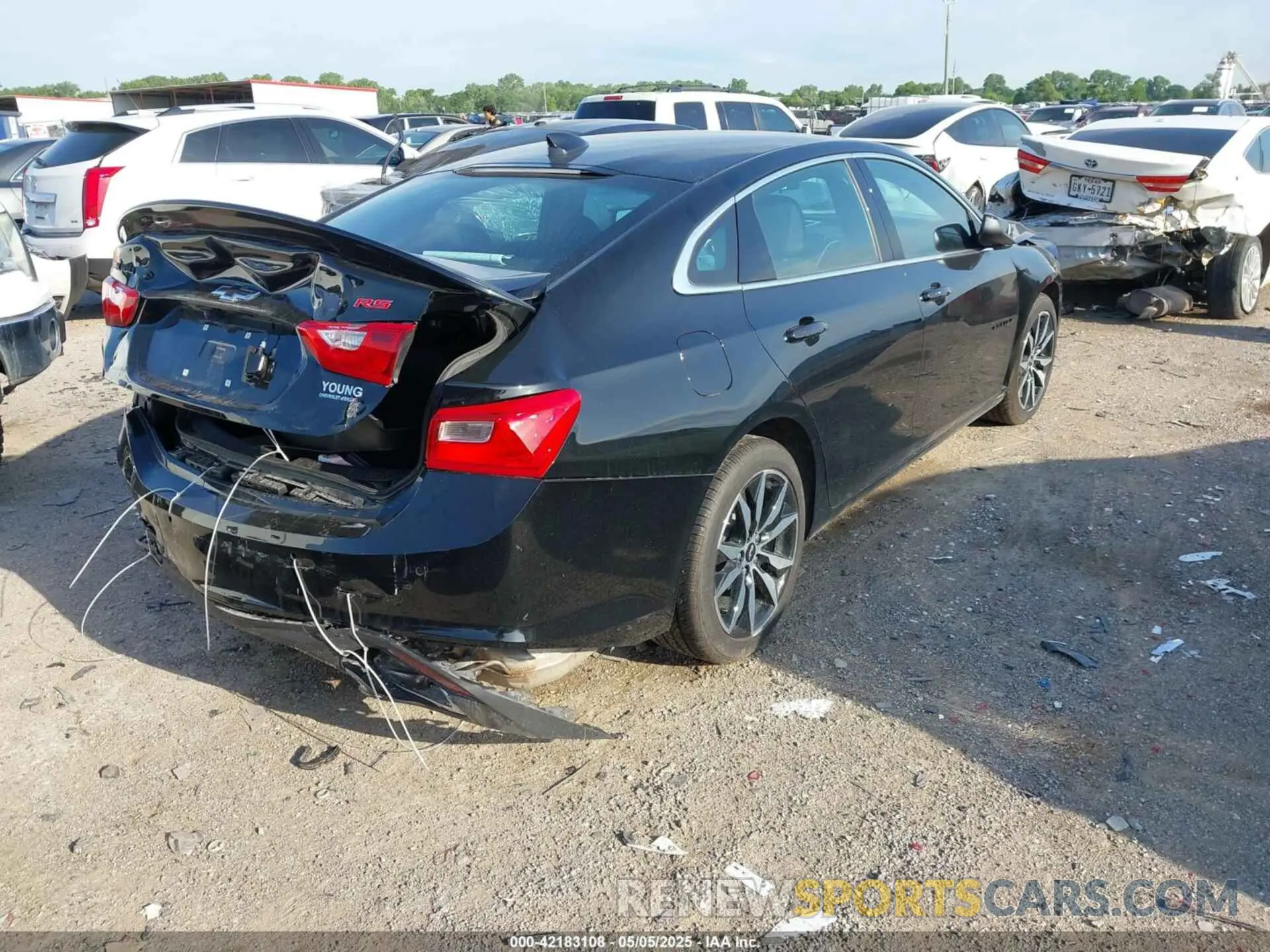 4 Photograph of a damaged car 1G1ZG5ST9SF149247 CHEVROLET MALIBU 2025