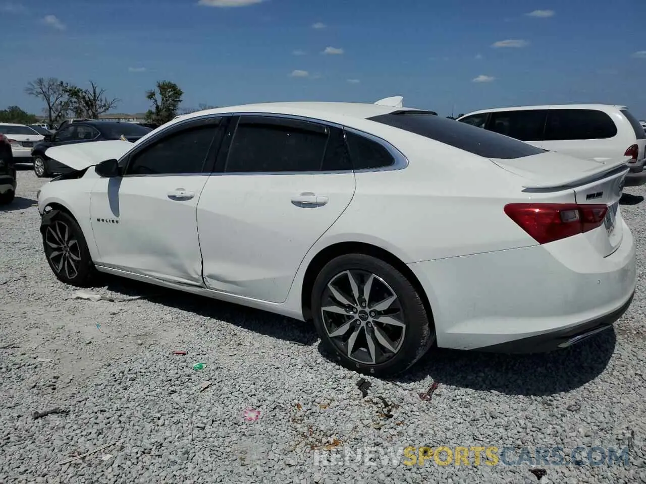 2 Photograph of a damaged car 1G1ZG5STXSF113924 CHEVROLET MALIBU 2025