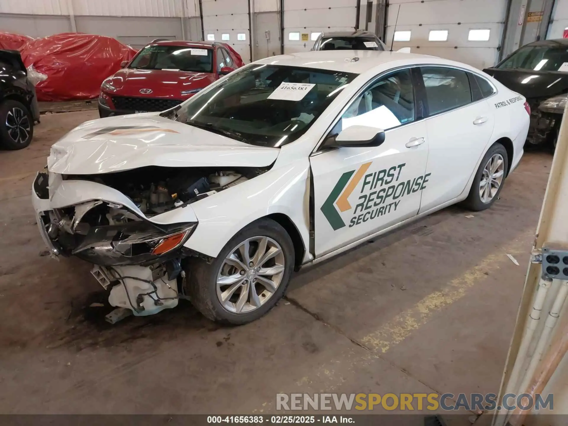 2 Photograph of a damaged car 1G1ZF5SU3KF189111 CHEVROLET MALIBU HYBRID 2019
