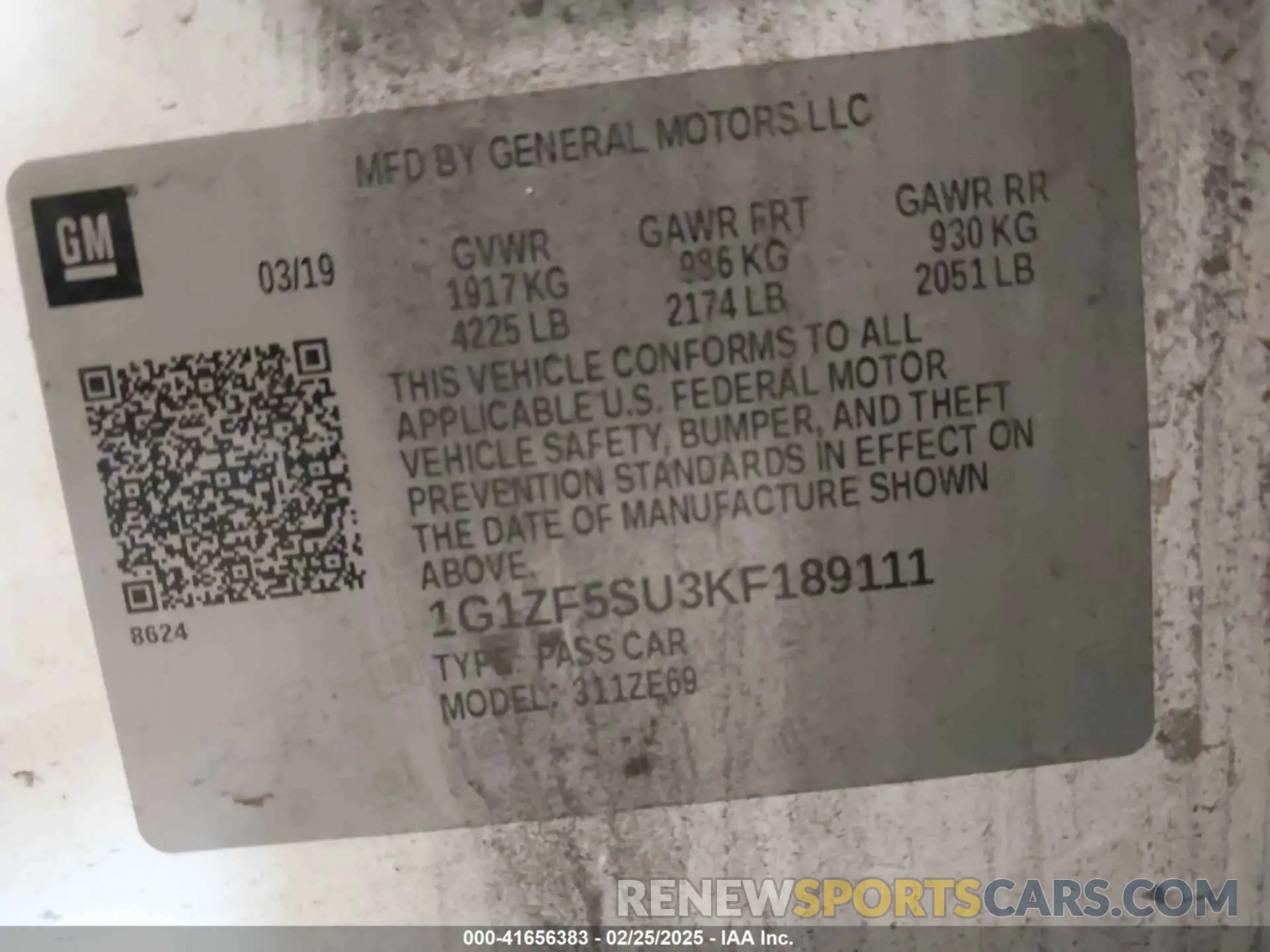9 Photograph of a damaged car 1G1ZF5SU3KF189111 CHEVROLET MALIBU HYBRID 2019