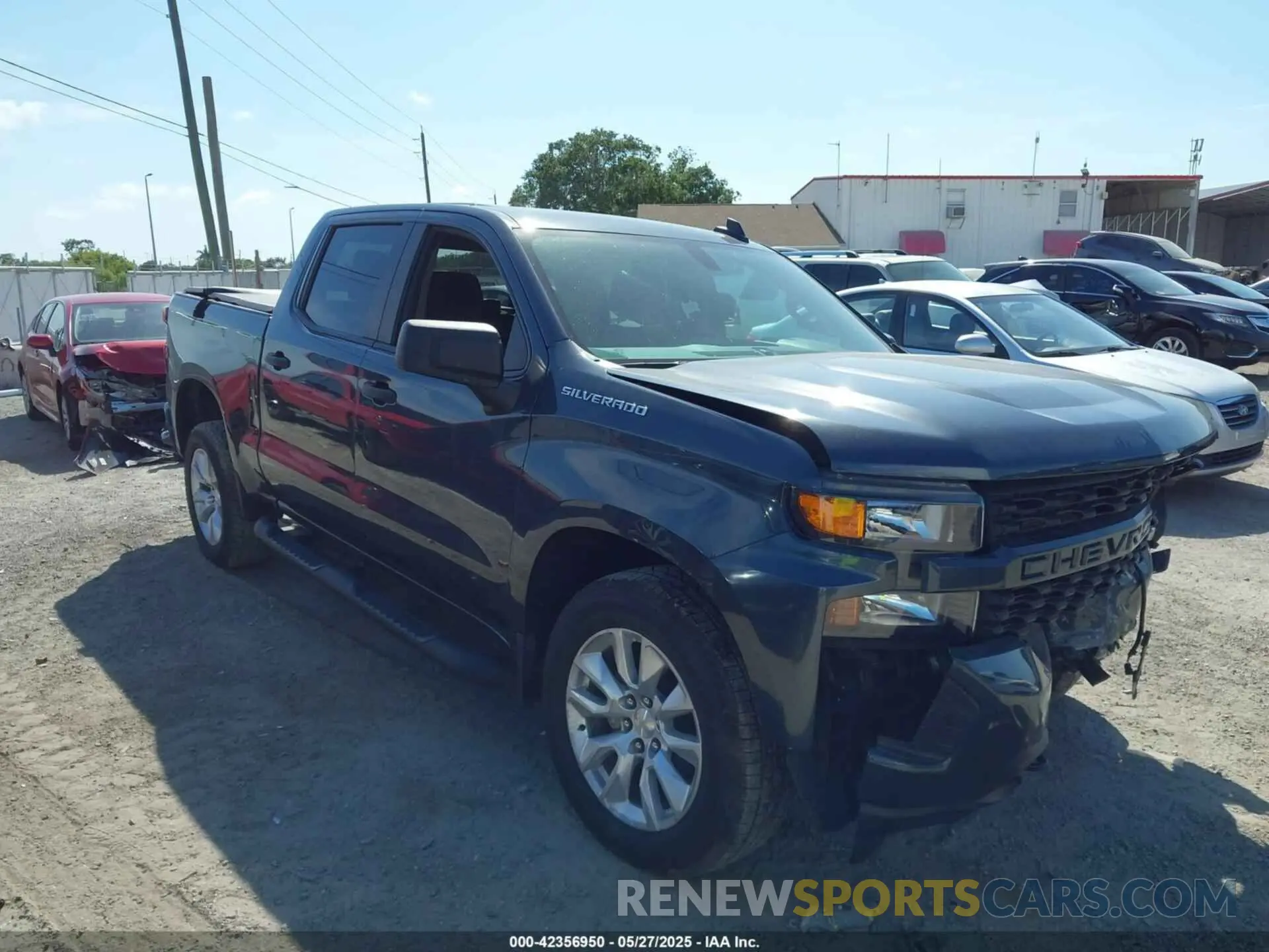 1 Photograph of a damaged car 1GCPWBEF3KZ231916 CHEVROLET SILVERADO 1500 2019