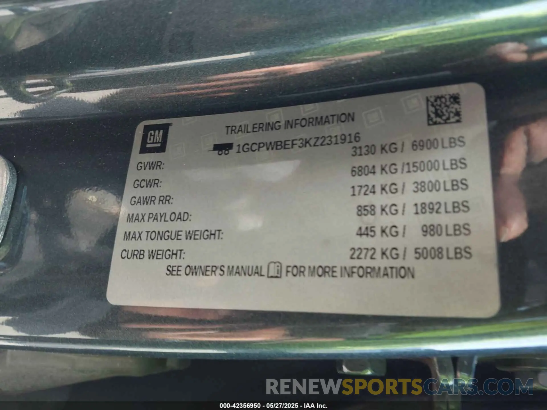 9 Photograph of a damaged car 1GCPWBEF3KZ231916 CHEVROLET SILVERADO 1500 2019