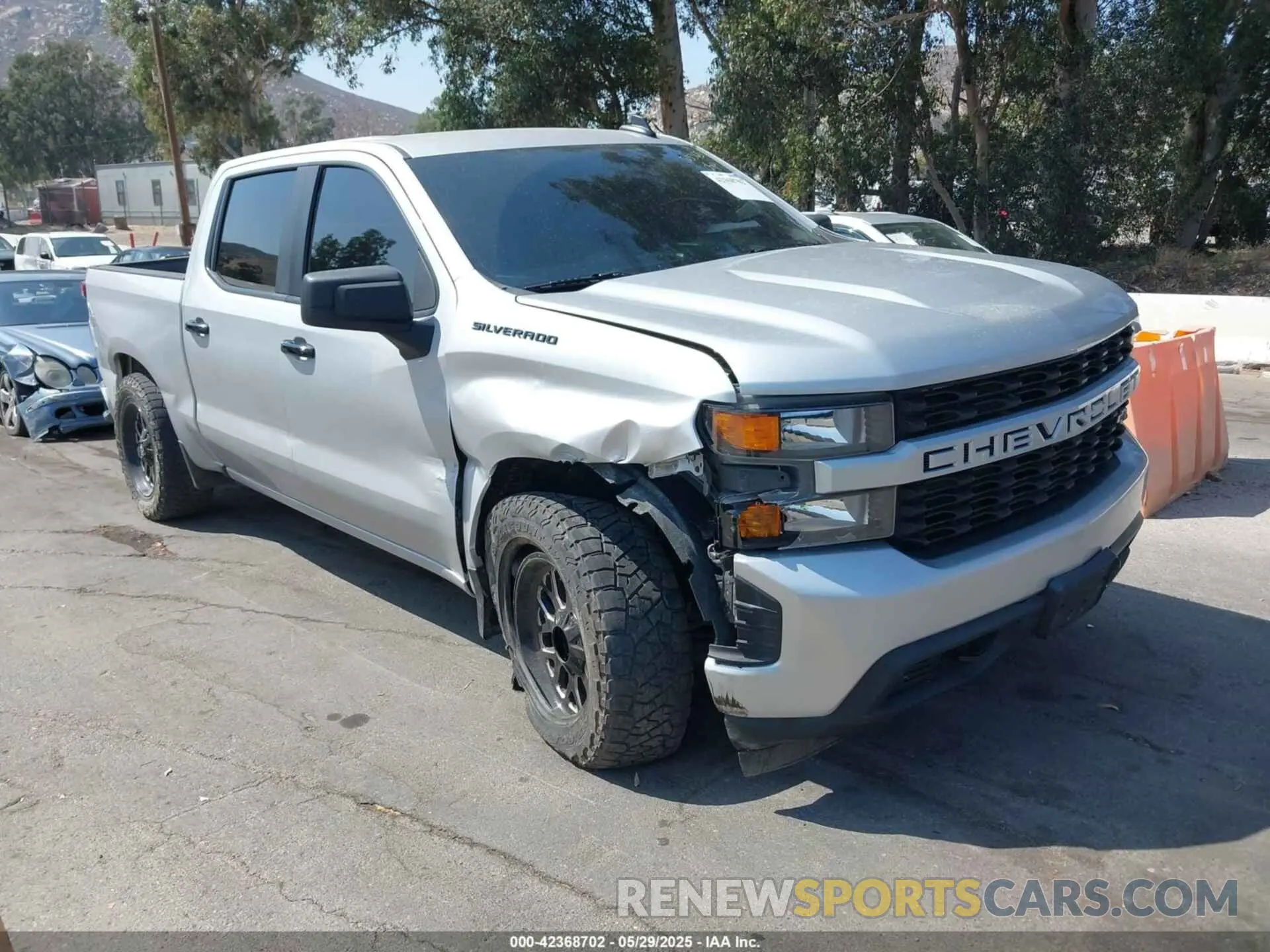 1 Photograph of a damaged car 1GCPWBEF8KZ173558 CHEVROLET SILVERADO 1500 2019