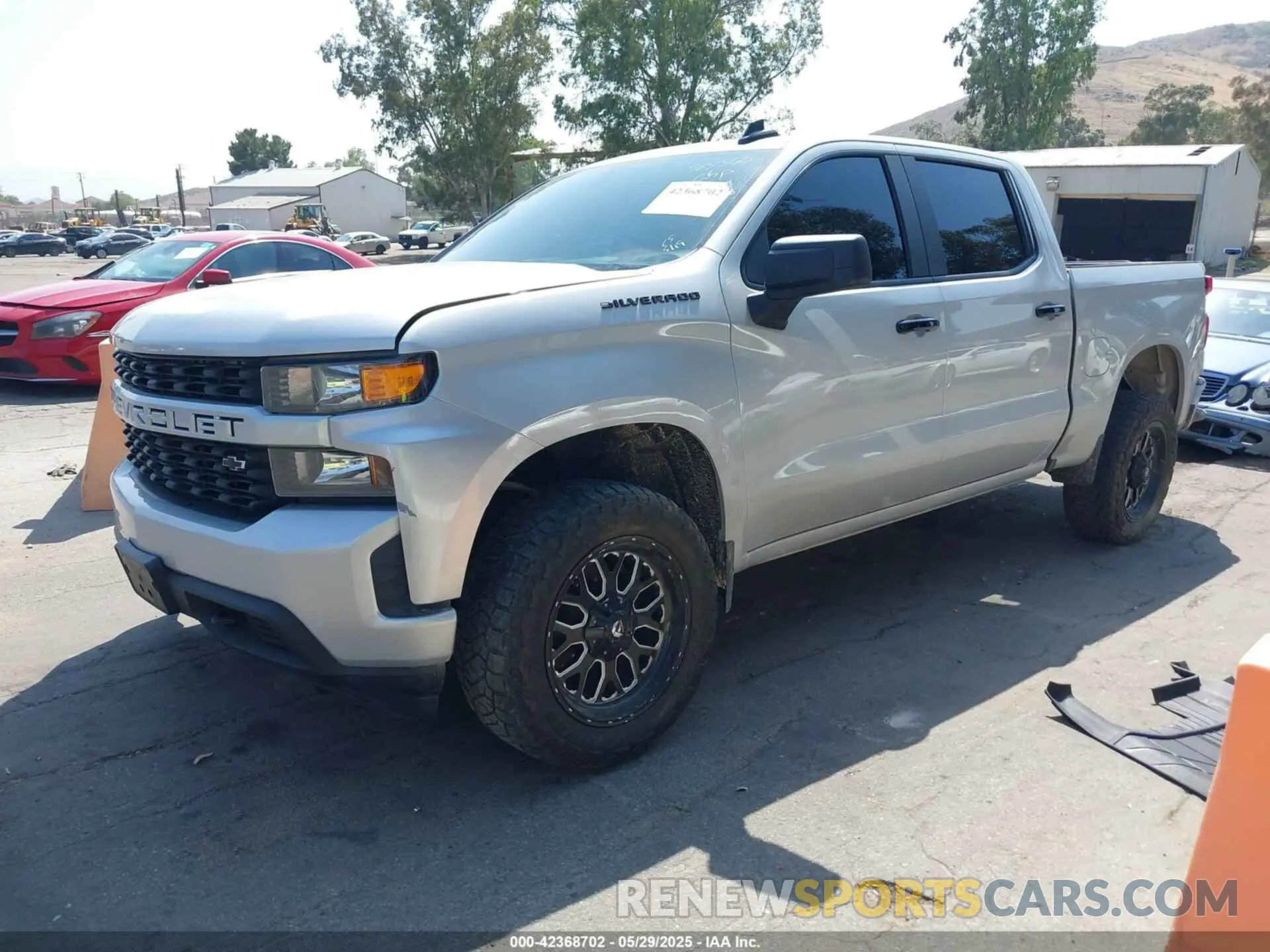 2 Photograph of a damaged car 1GCPWBEF8KZ173558 CHEVROLET SILVERADO 1500 2019
