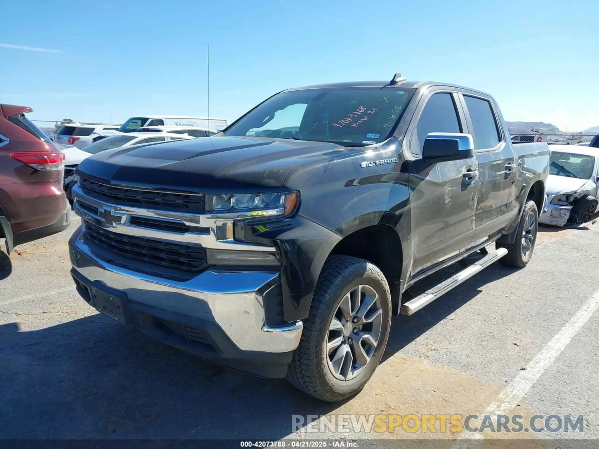 2 Photograph of a damaged car 1GCPWCED3KZ114986 CHEVROLET SILVERADO 1500 2019