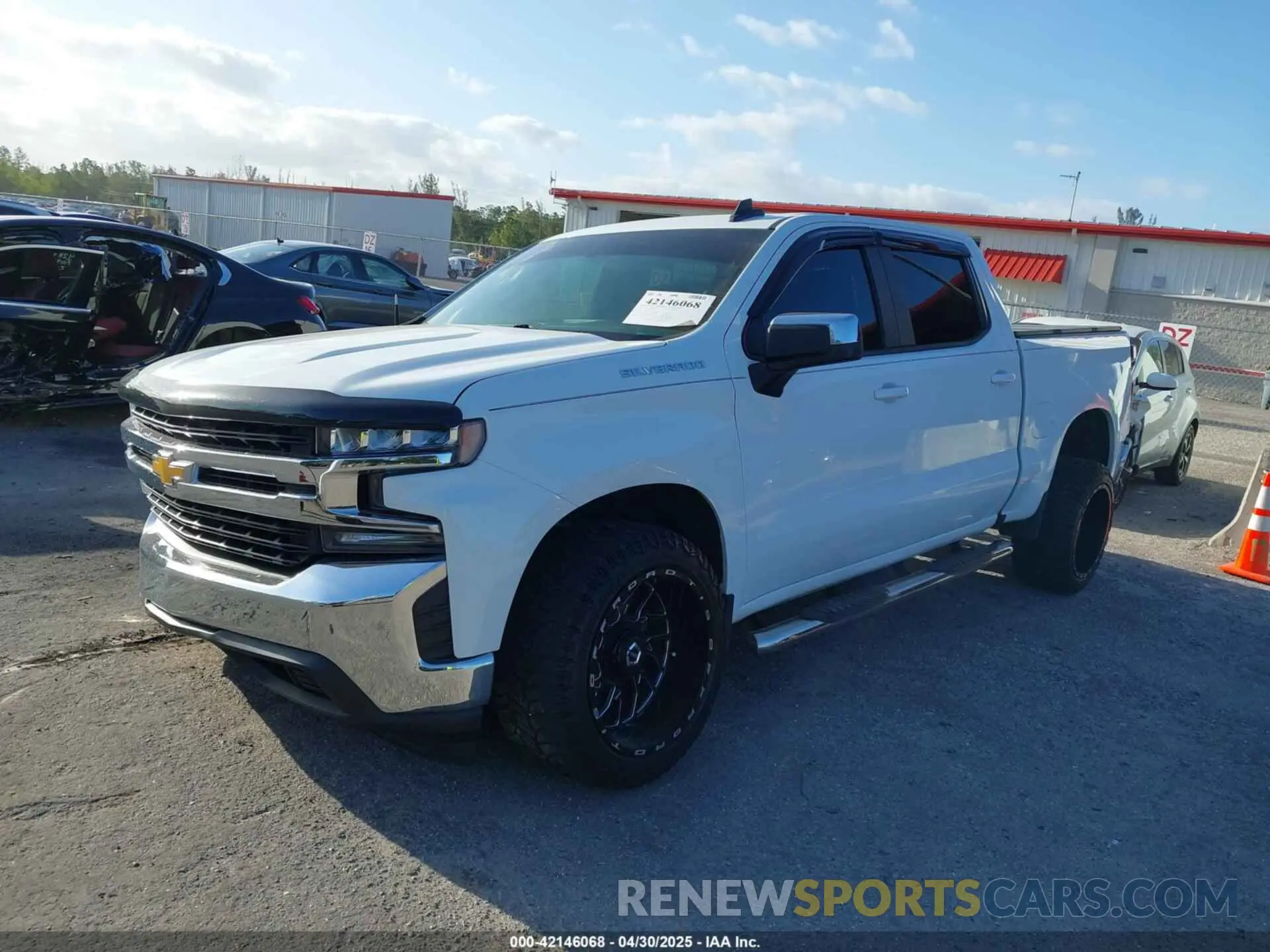 2 Photograph of a damaged car 1GCPWCED5KZ187390 CHEVROLET SILVERADO 1500 2019