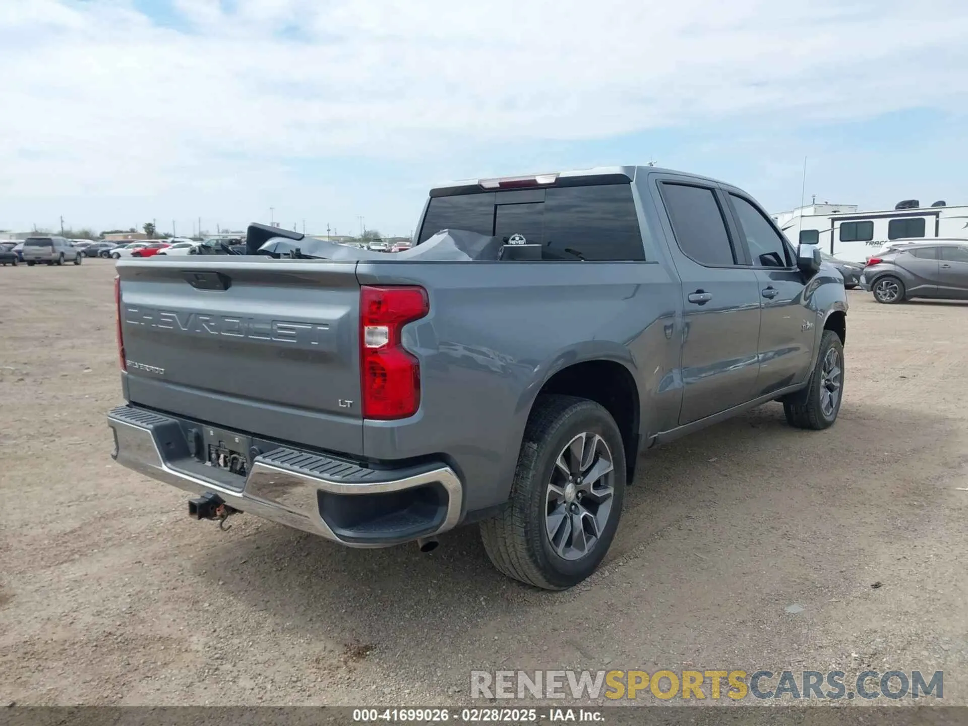 4 Photograph of a damaged car 1GCPWCED6KZ135346 CHEVROLET SILVERADO 1500 2019