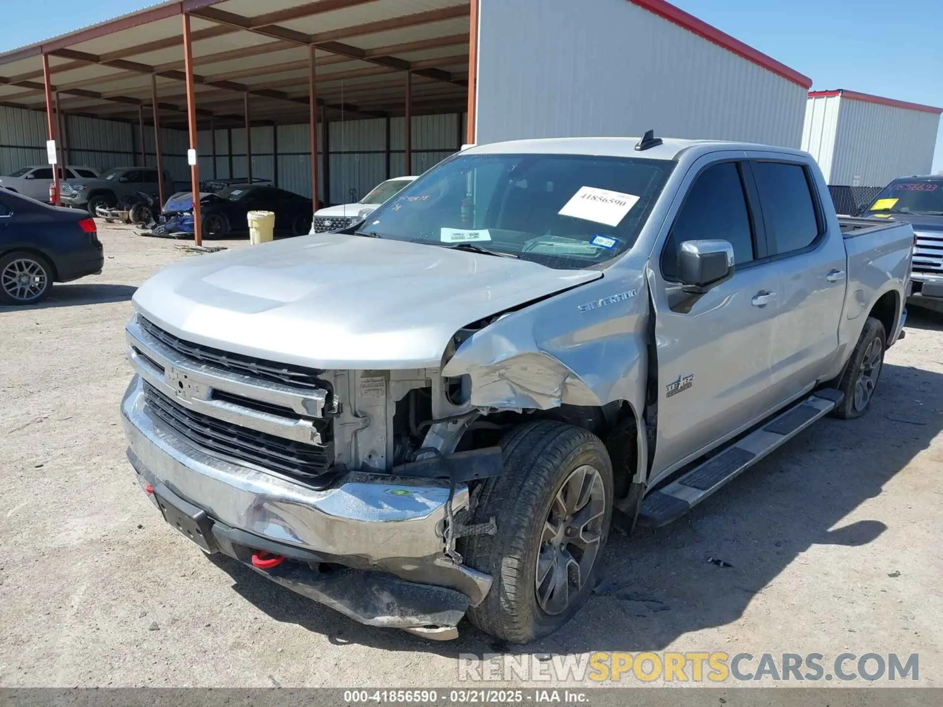 2 Photograph of a damaged car 1GCPWCED7KZ408682 CHEVROLET SILVERADO 1500 2019