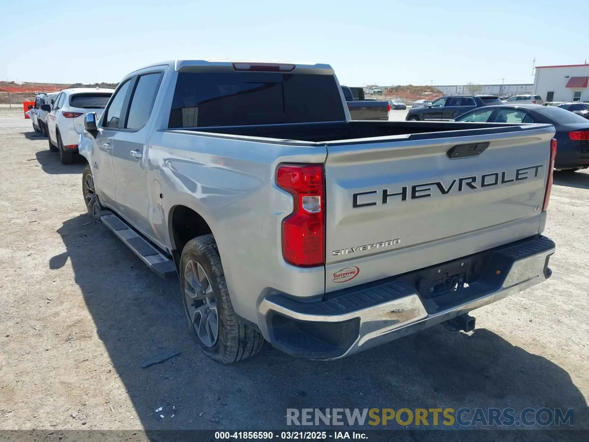 3 Photograph of a damaged car 1GCPWCED7KZ408682 CHEVROLET SILVERADO 1500 2019