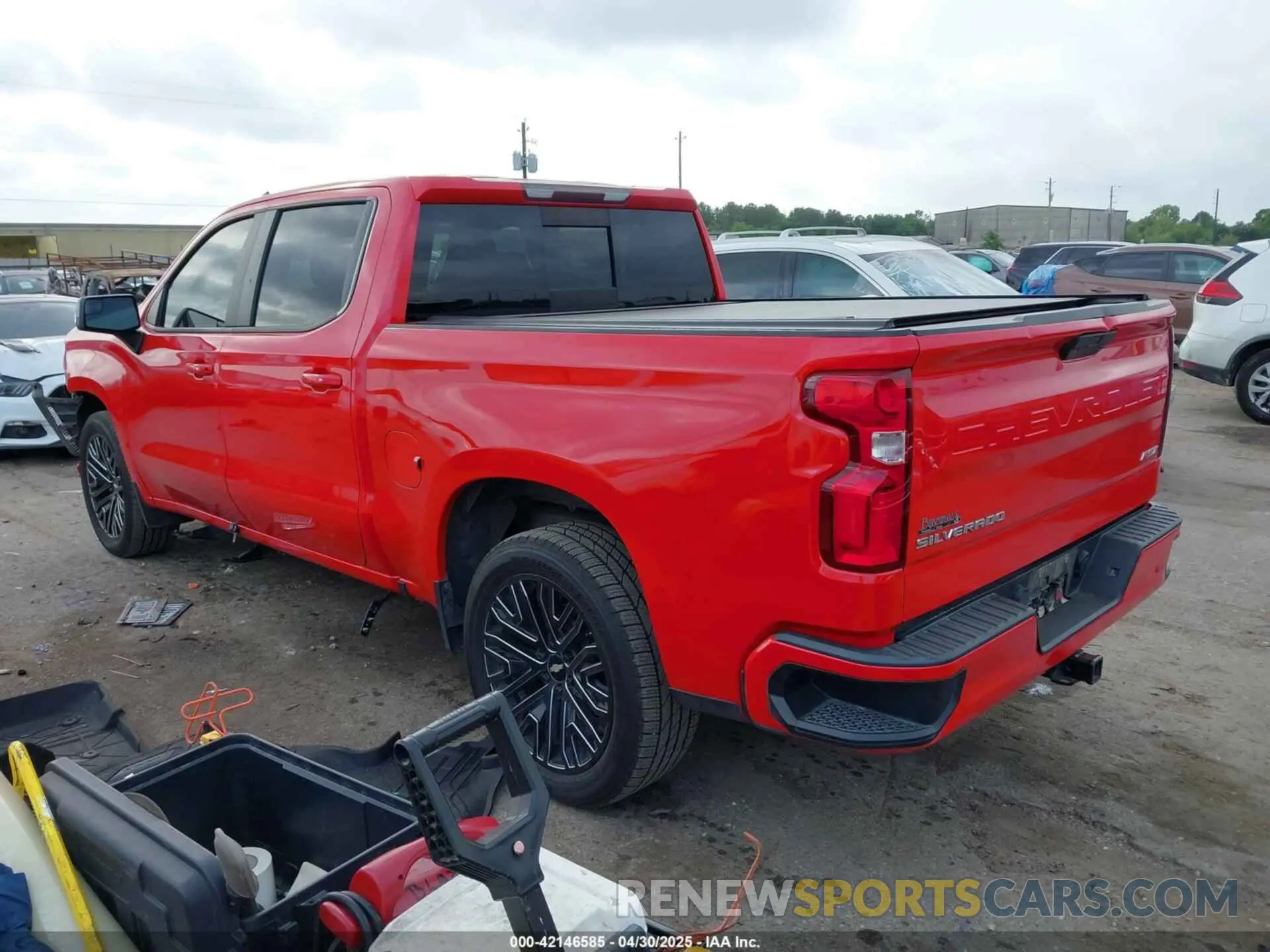 3 Photograph of a damaged car 1GCPWDED1KZ114698 CHEVROLET SILVERADO 1500 2019
