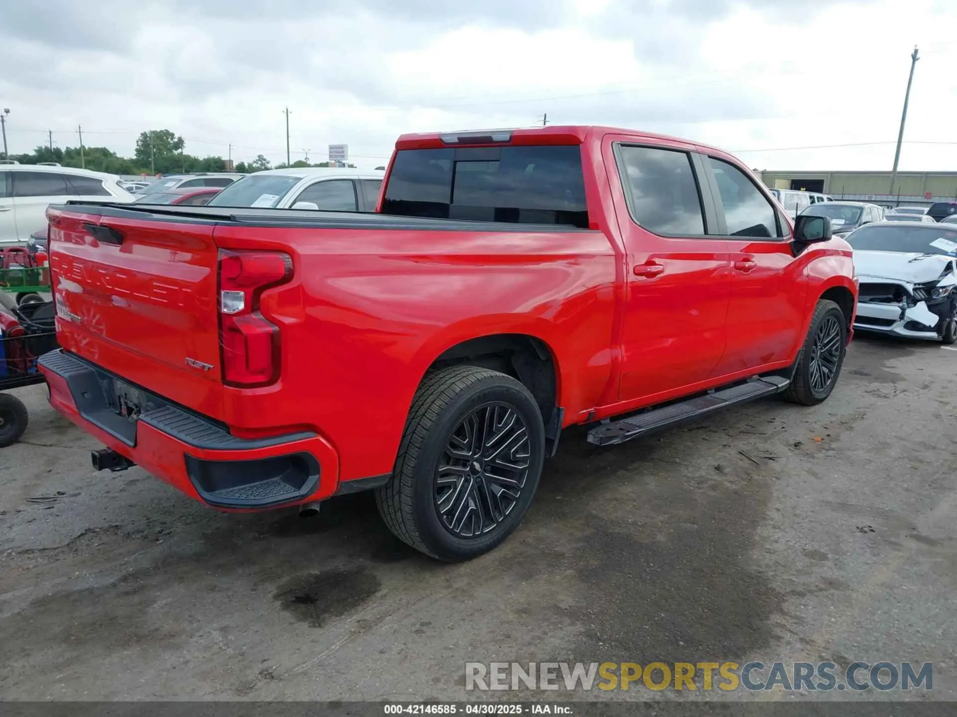 4 Photograph of a damaged car 1GCPWDED1KZ114698 CHEVROLET SILVERADO 1500 2019