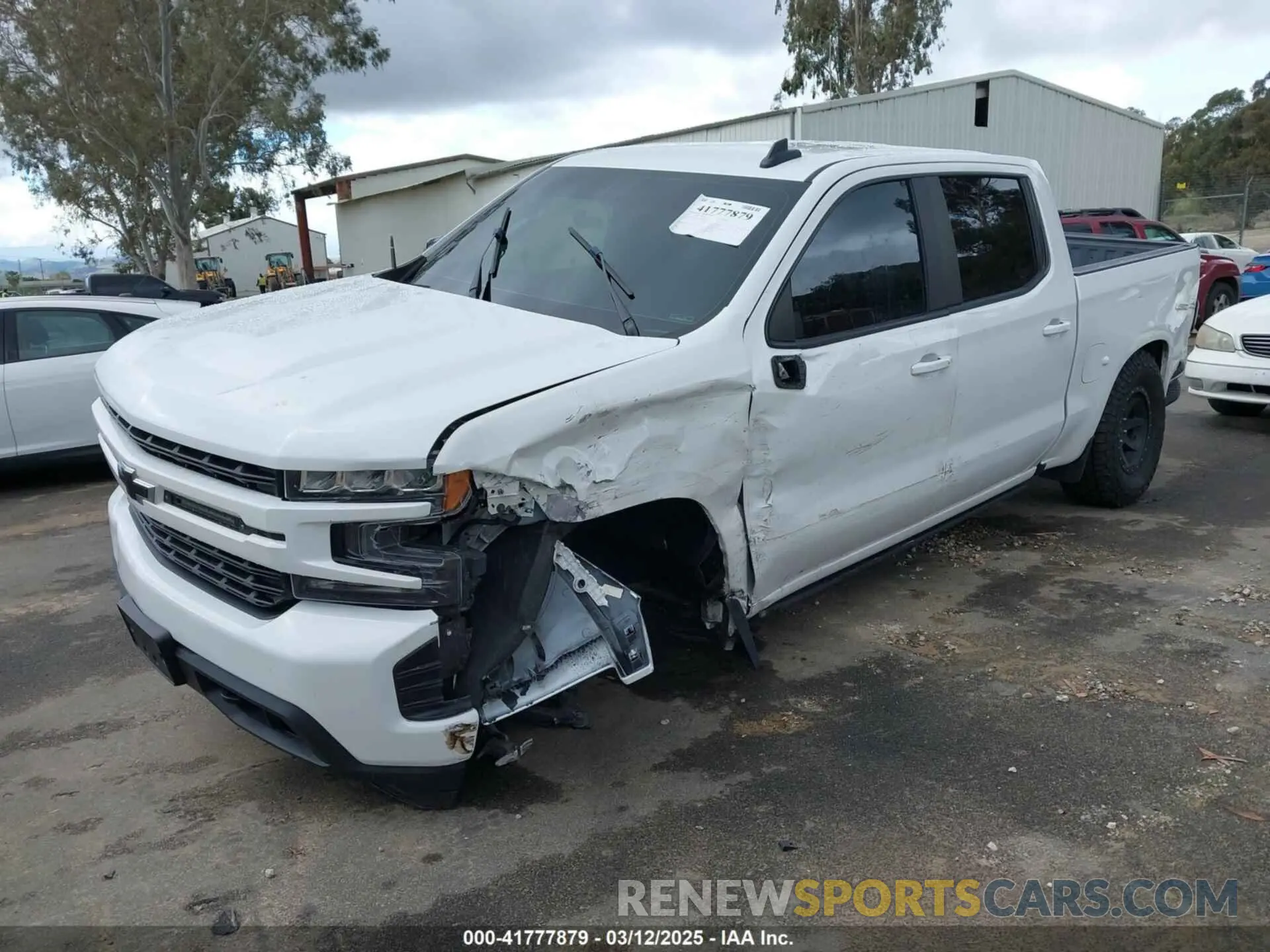 2 Photograph of a damaged car 1GCPWDED2KZ133597 CHEVROLET SILVERADO 1500 2019