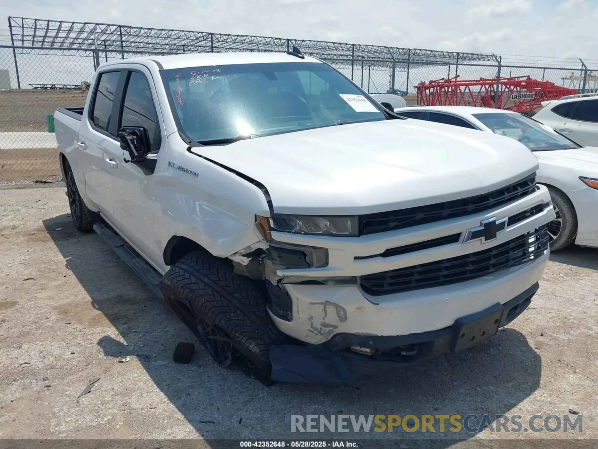 1 Photograph of a damaged car 1GCPWDED9KZ123746 CHEVROLET SILVERADO 1500 2019